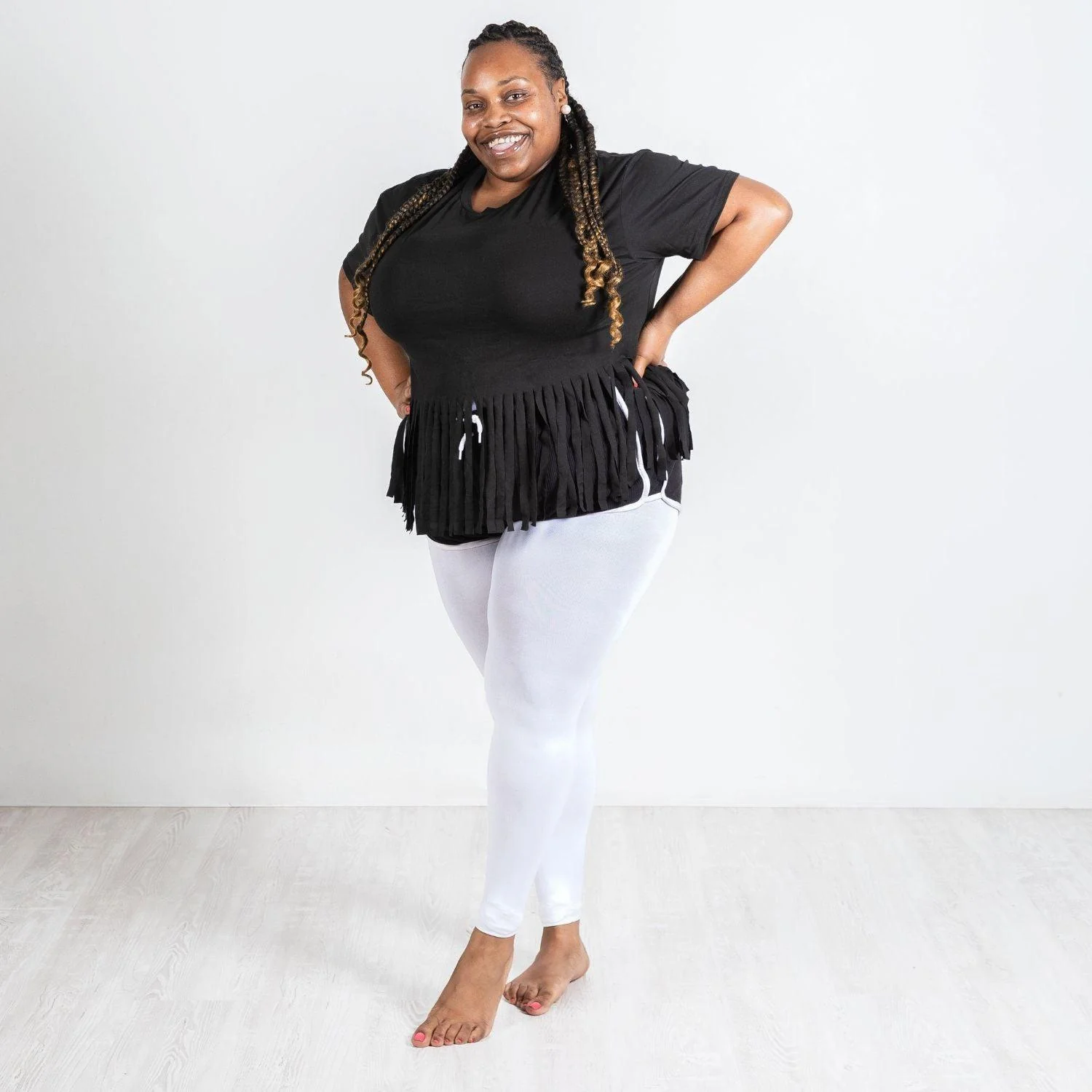 Convertible Dance Tights - White - Zenithce