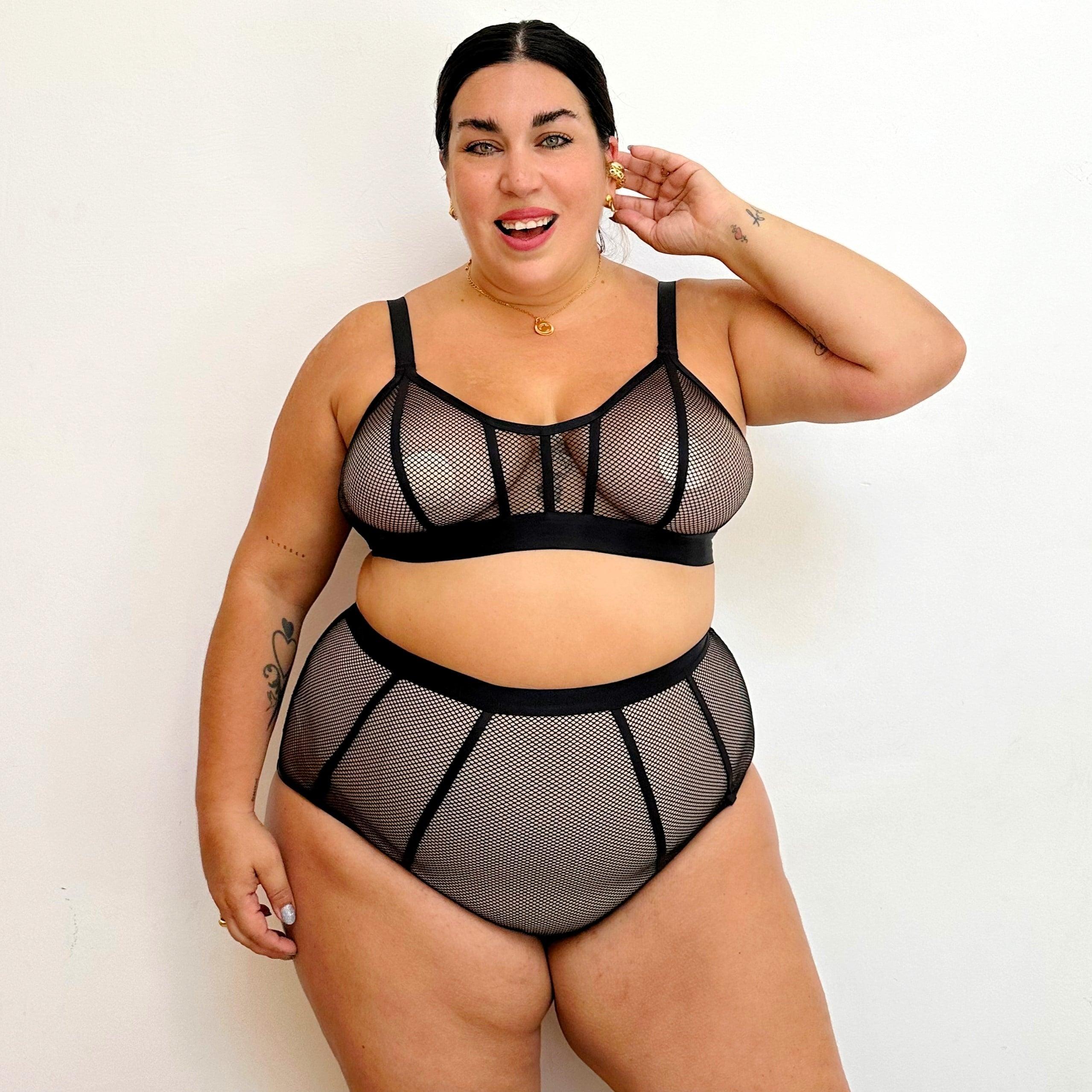 Kitty Fishnet Knickers - Zenithce