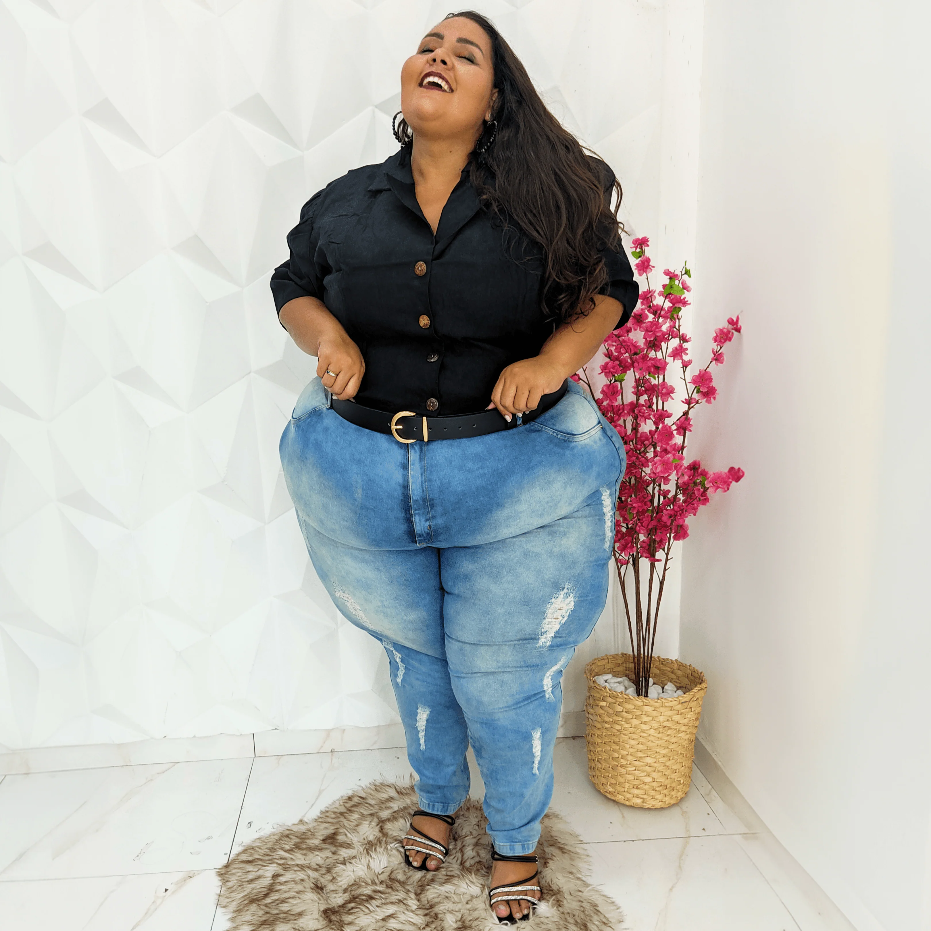 Vegan Leather Waist Belt - Gold - Zenithce