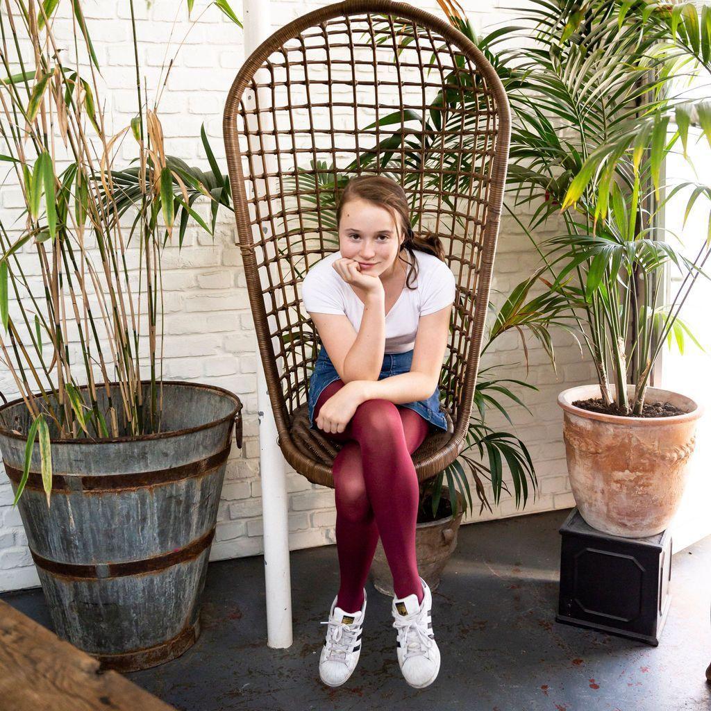 Tween Tights - Burgundy - Zenithce