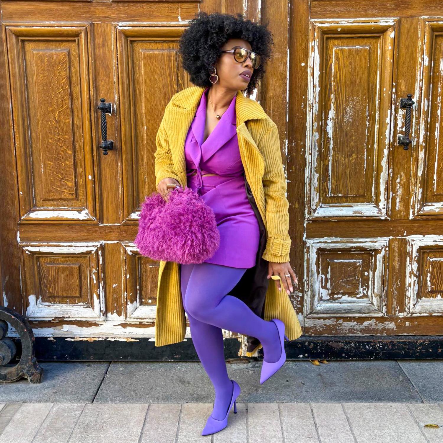 120 Denier Tights - Iris - Zenithce