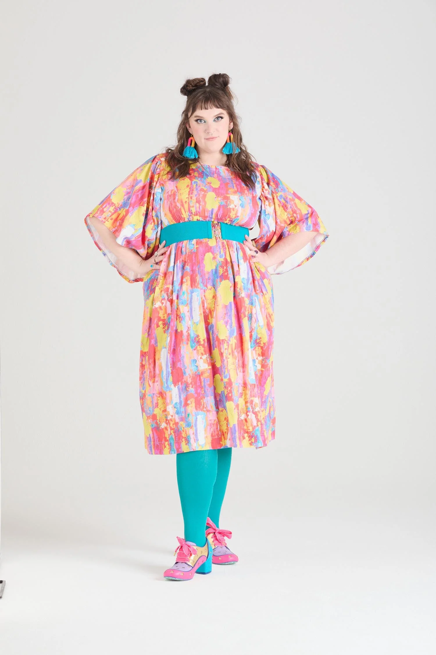 80 Denier Tights - Mosaic - Zenithce