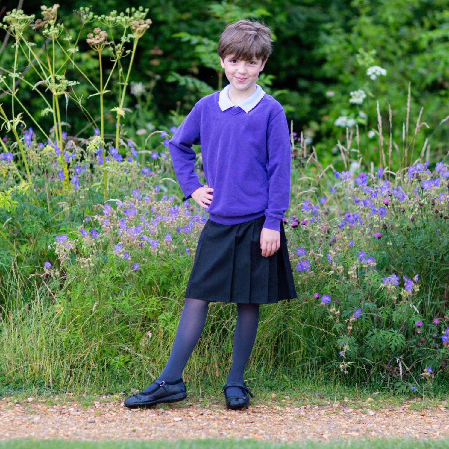 Kids Tights - Slate Grey - Zenithce