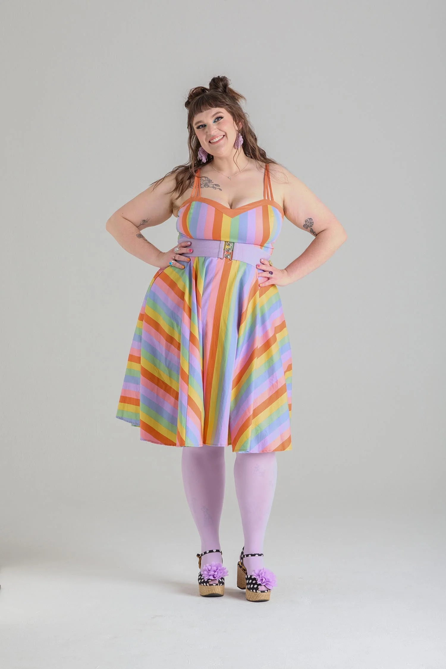 80 Denier Tights - Lavender - Zenithce