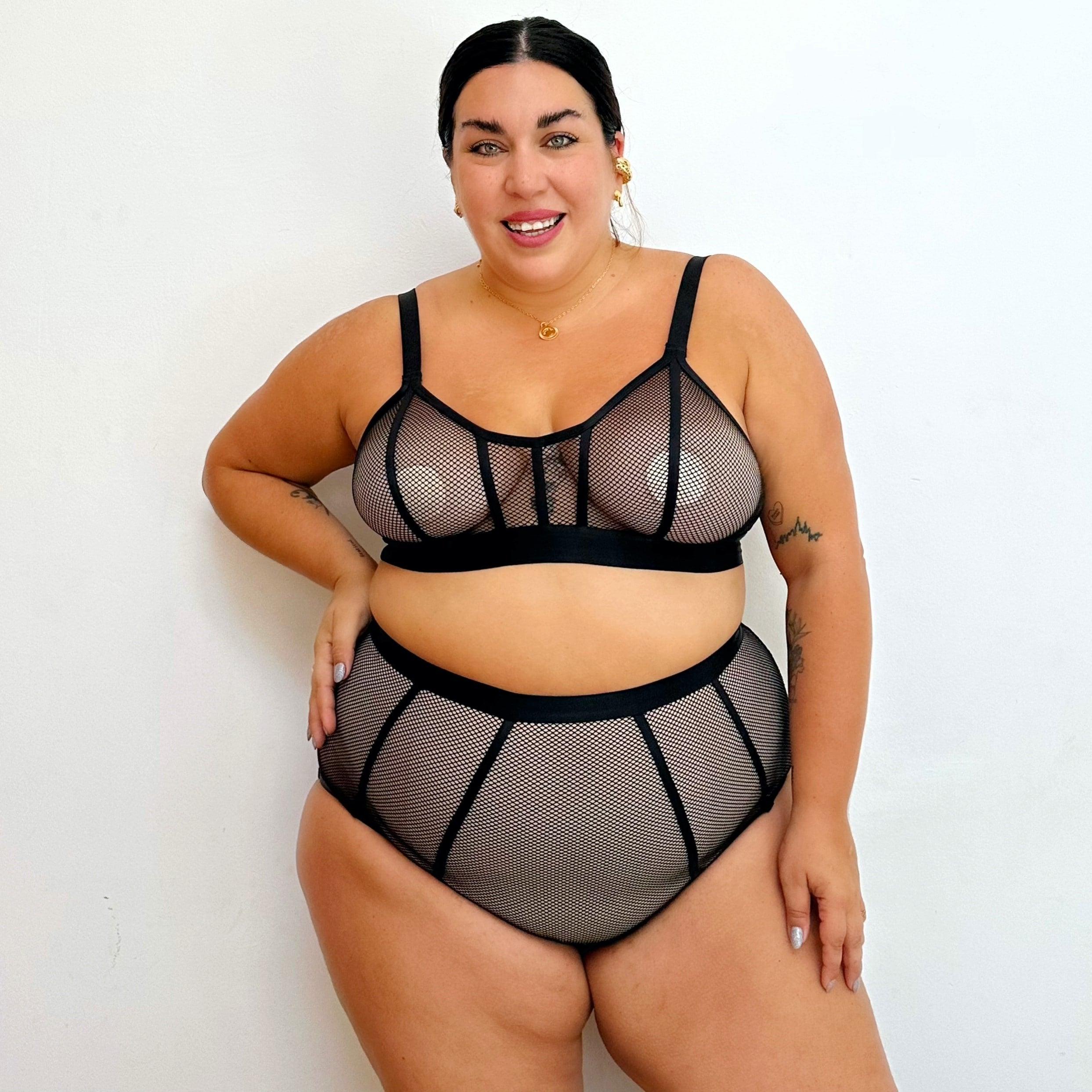 Kitty Fishnet Knickers - Zenithce