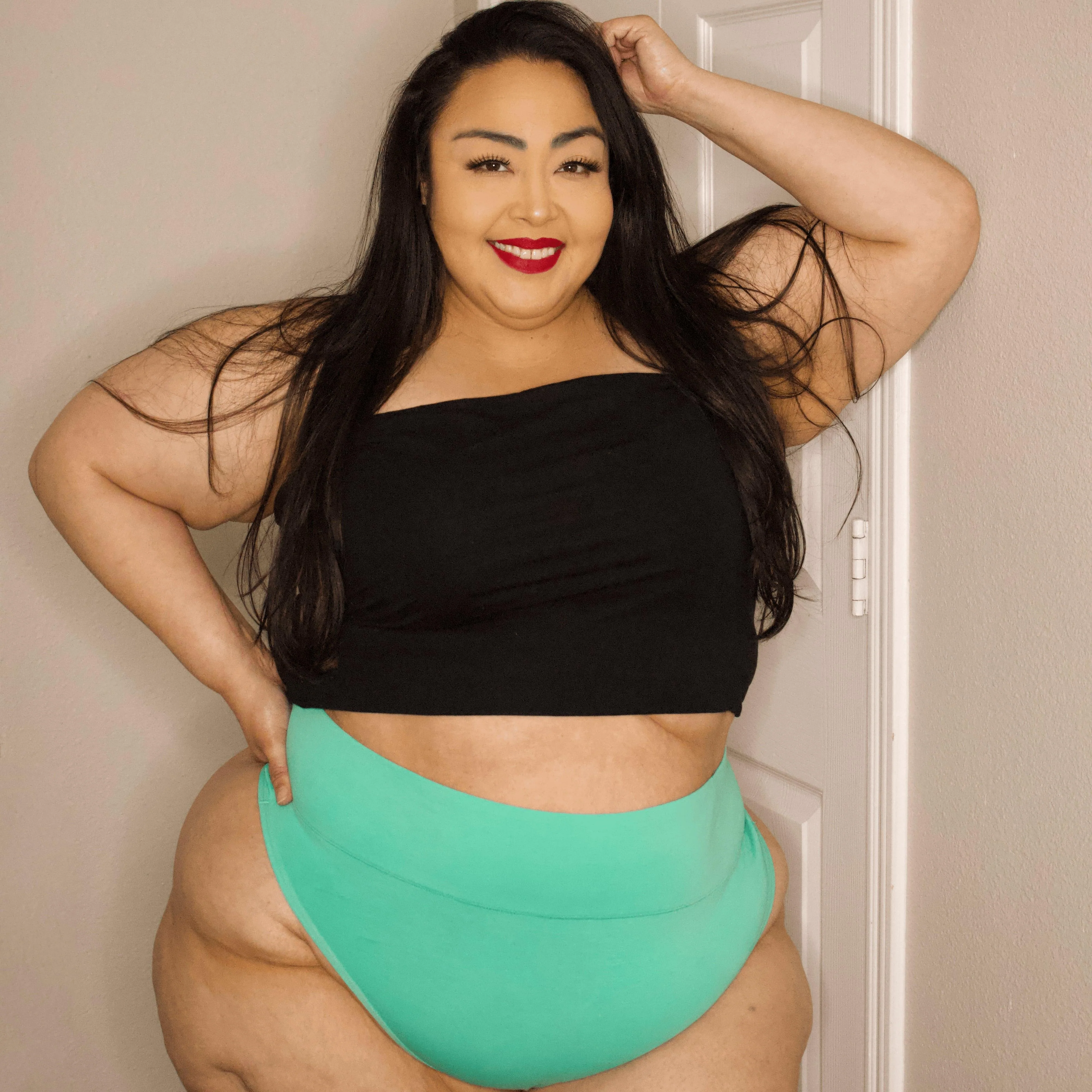 Organic Cotton Thong - Mint - Zenithce