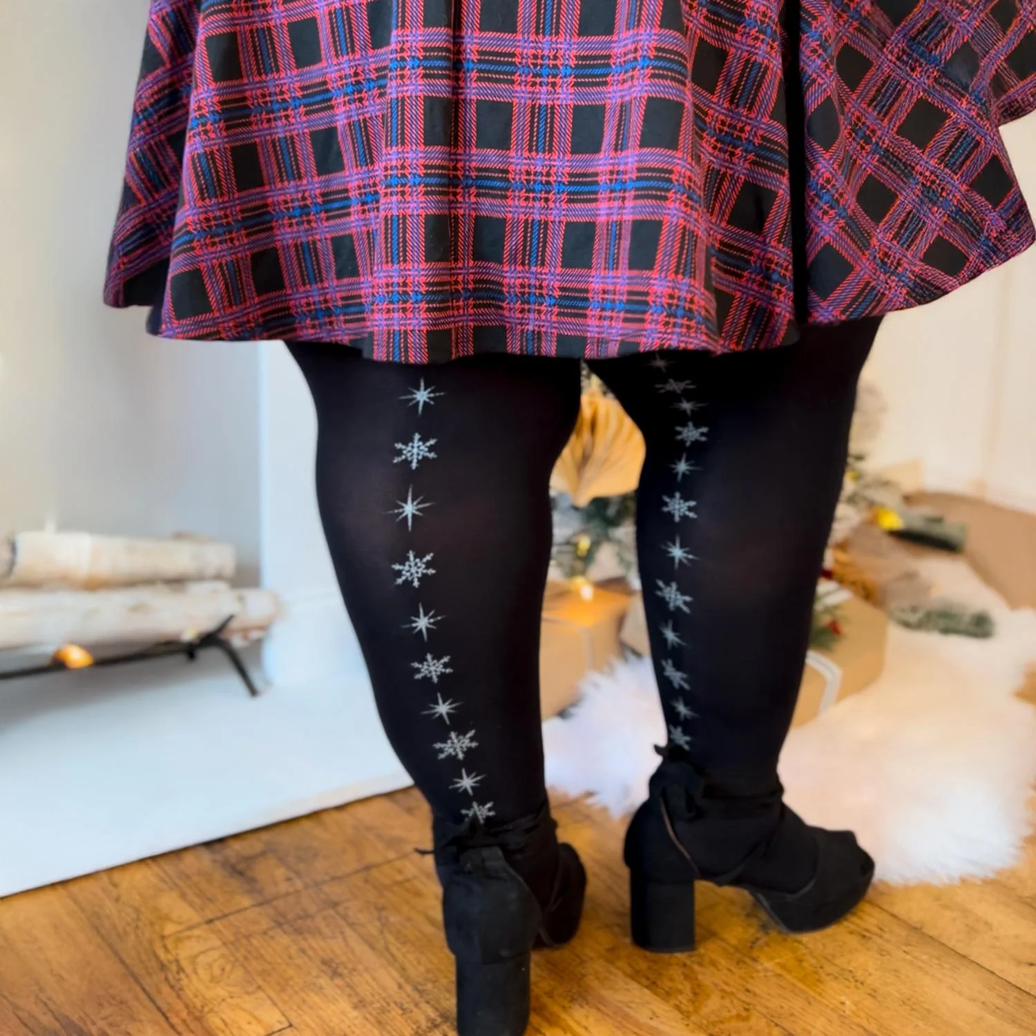 Christmas Tights - Starlight Seam - Zenithce