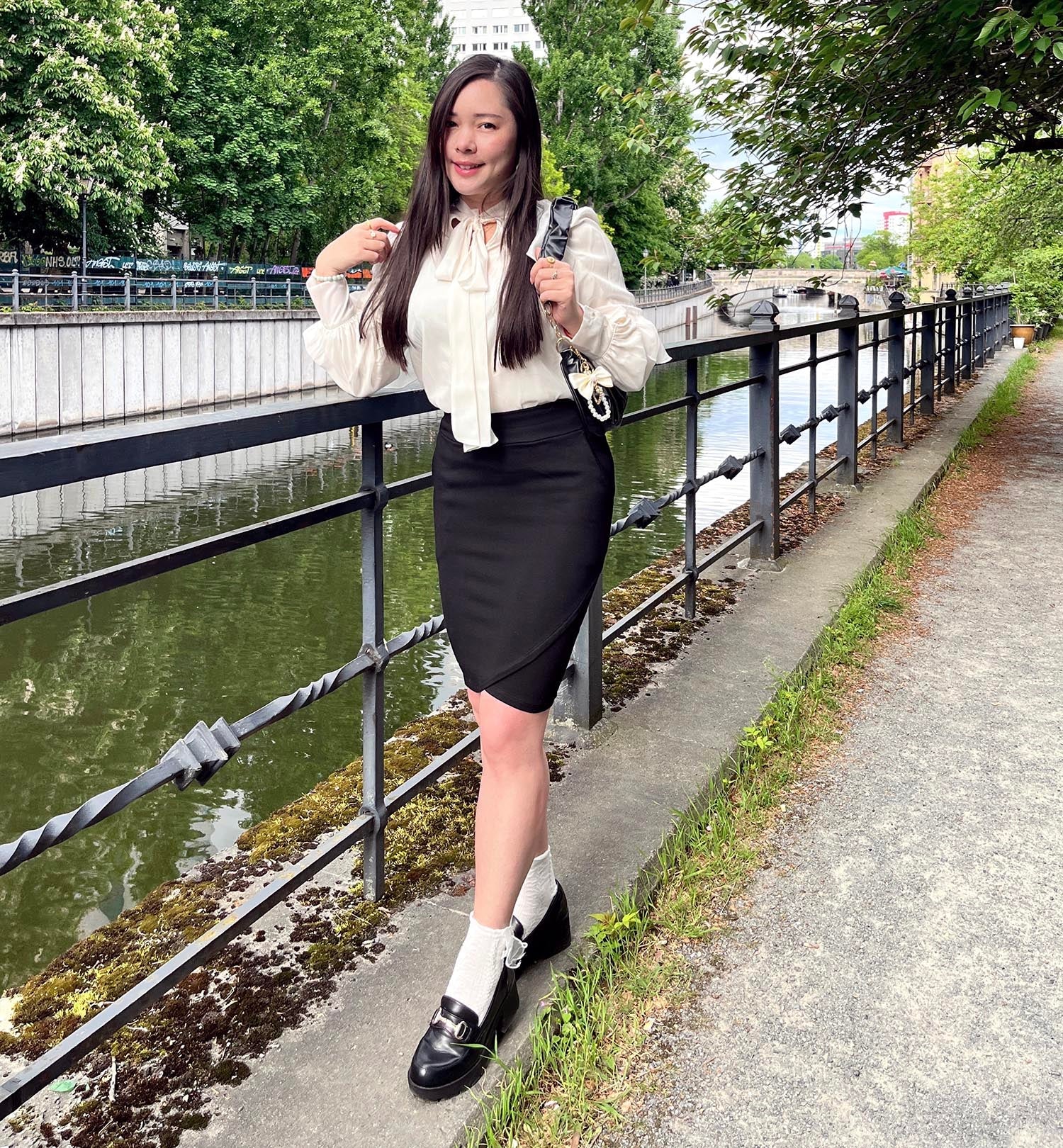 Tulip Mini Skirt - Black - Zenithce