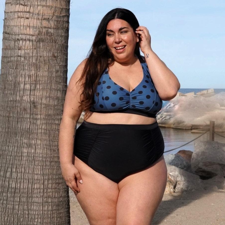 There Can Be Only One Bikini Top - Polka - Zenithce