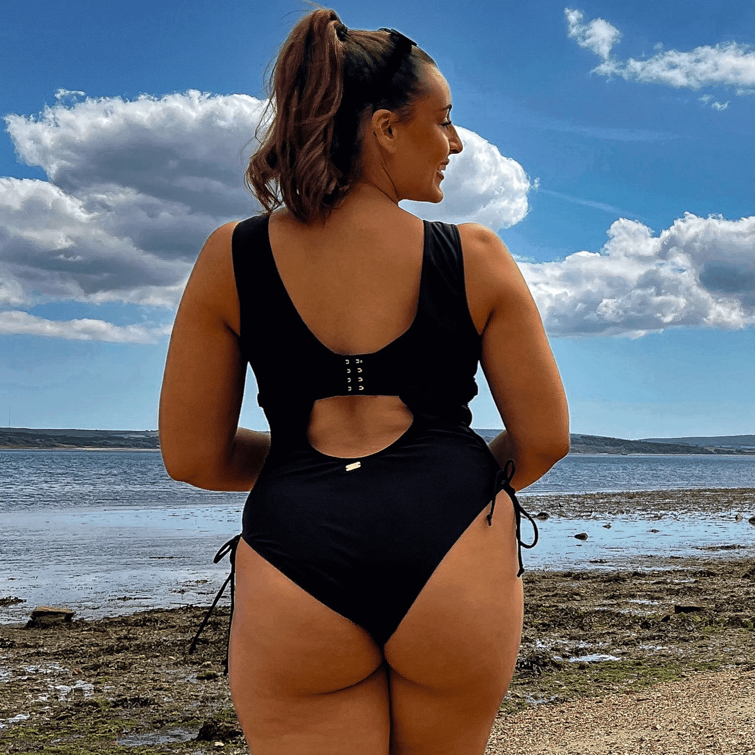 I'll fly with you Swimsuit - Black - Zenithce