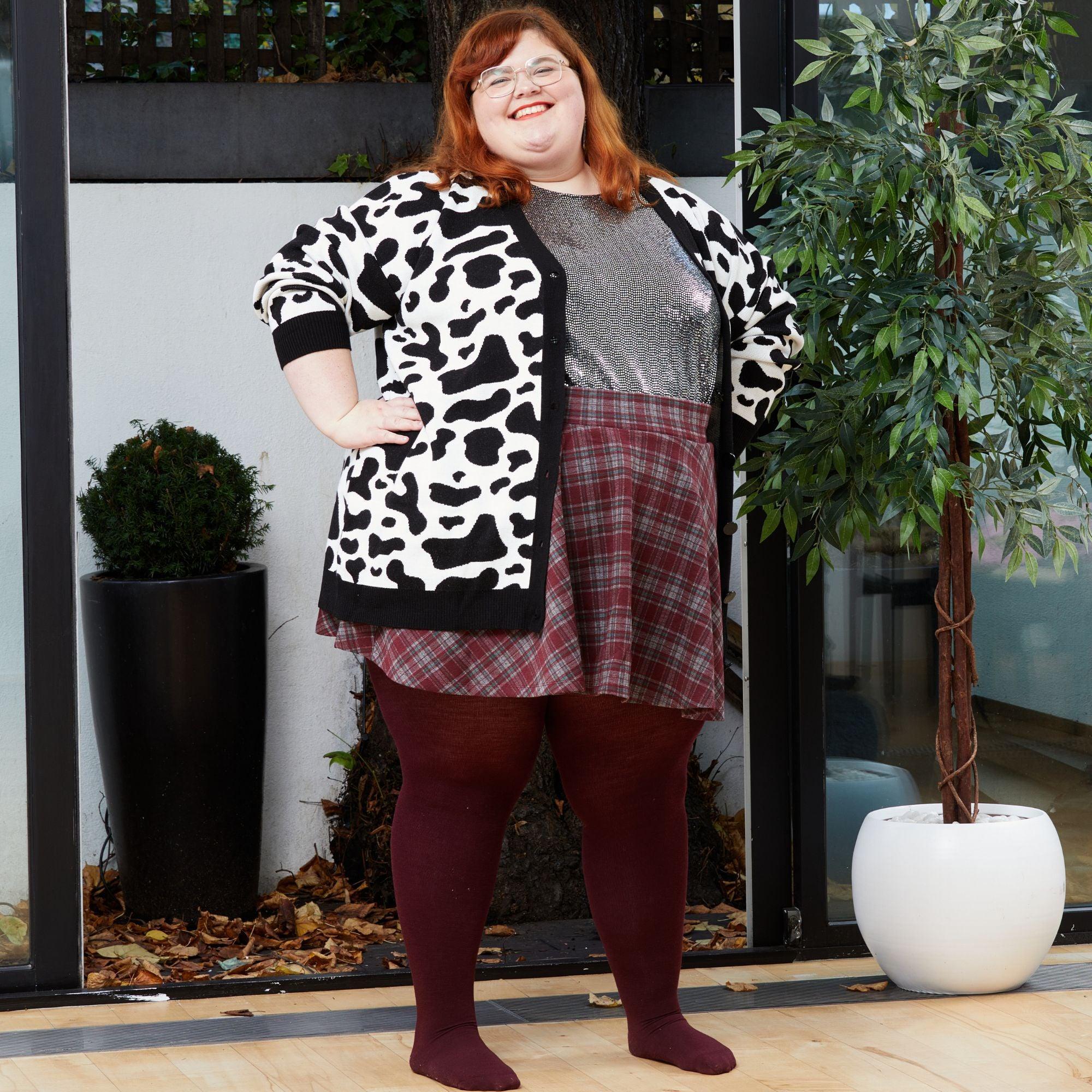 Merino Wool Tights - Red Velvet Cake - Zenithce