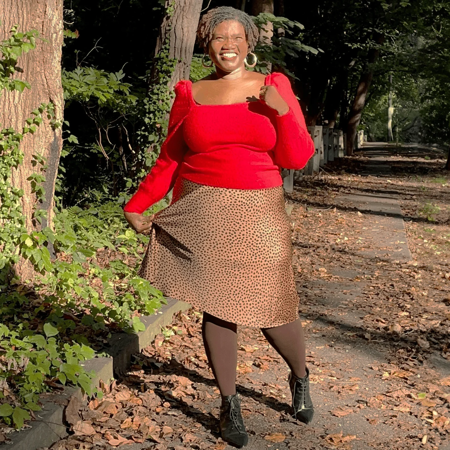 Huggy Light Compression Tights - Hot Chocolate - Zenithce