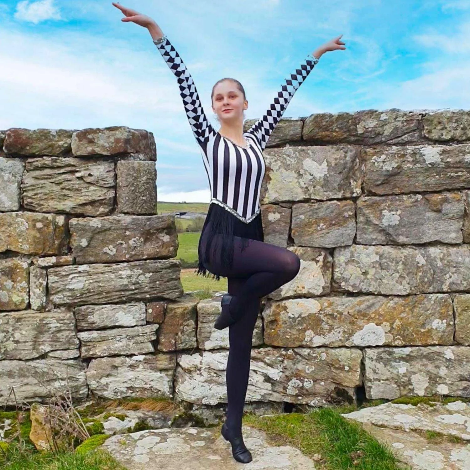 Tween Convertible Dance Tights - Black - Zenithce