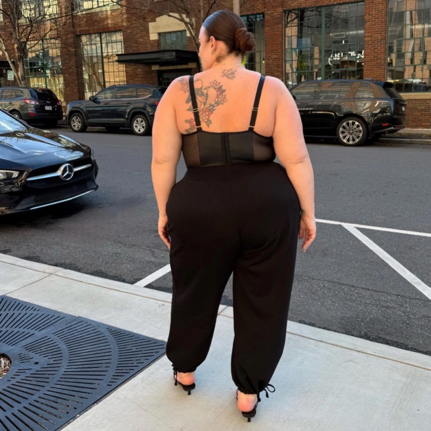 Organic Cotton Adjustable Joggers - Black - Zenithce