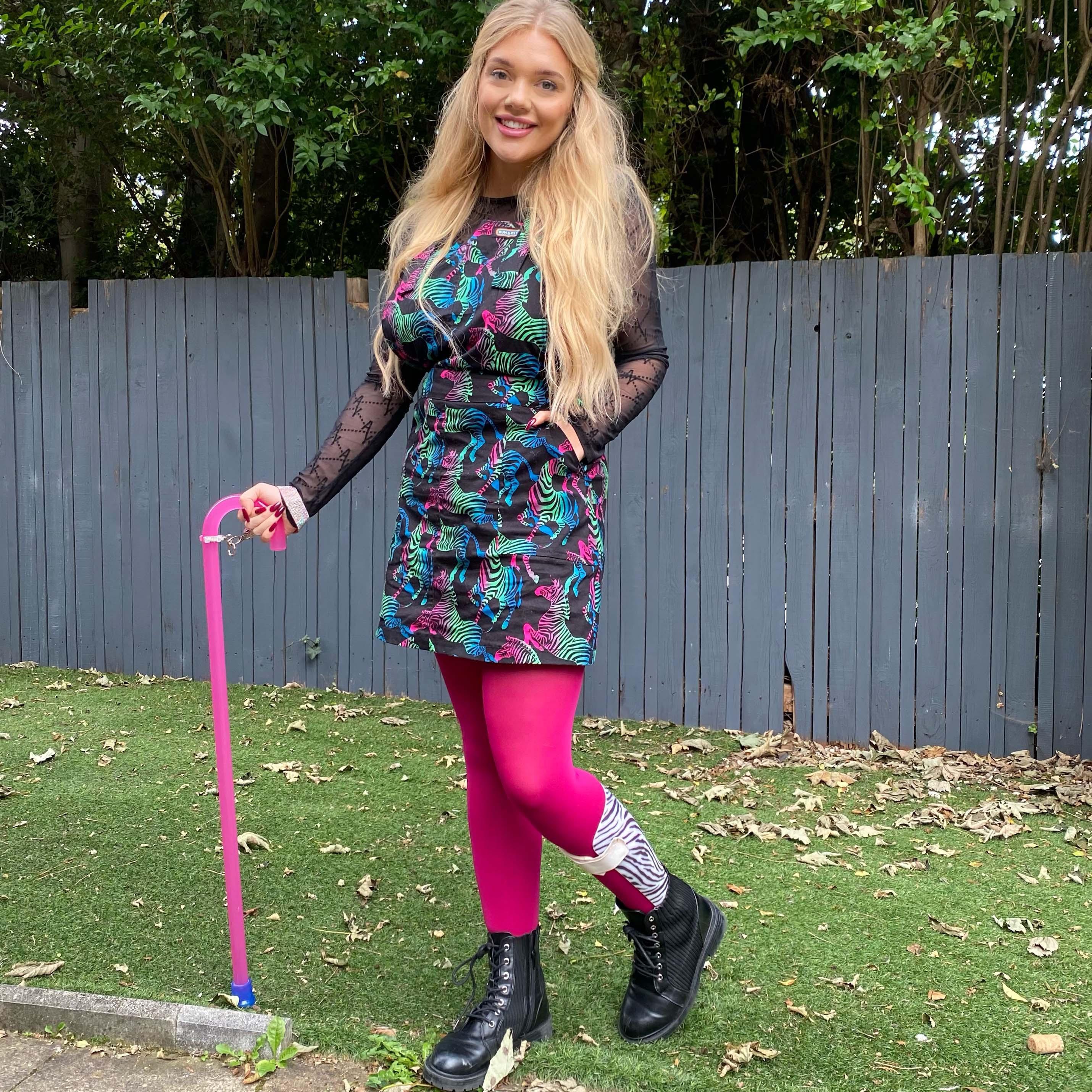 80 Denier Tights - Raspberry Pie - Zenithce