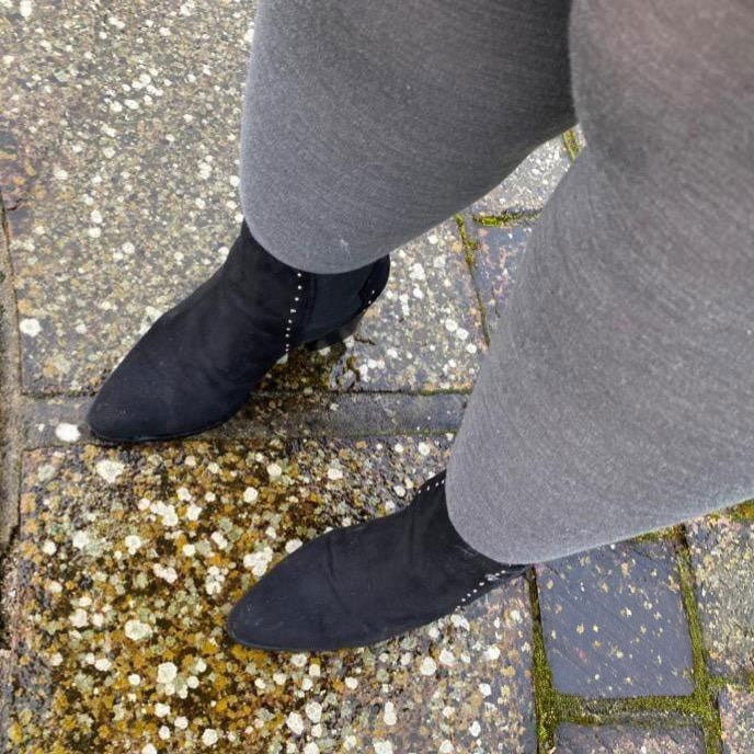 Merino Wool Tights - Silver Lining - Zenithce