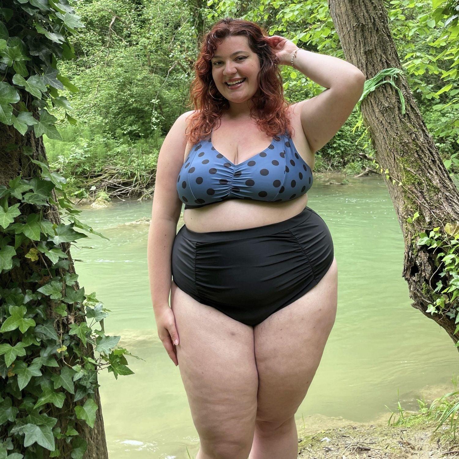 There Can Be Only One Bikini Top - Polka - Zenithce