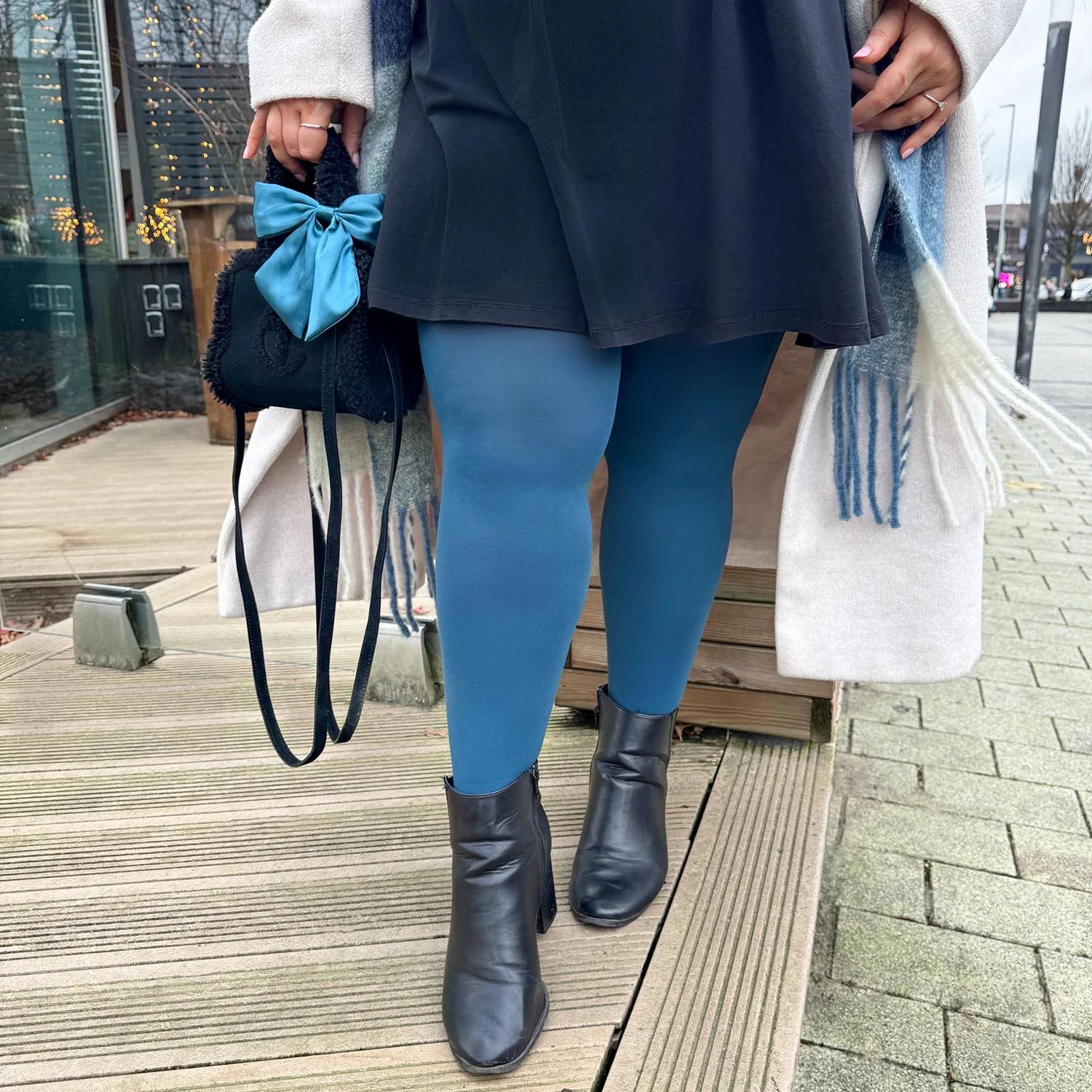 80 Denier Tights - Bone China - Zenithce