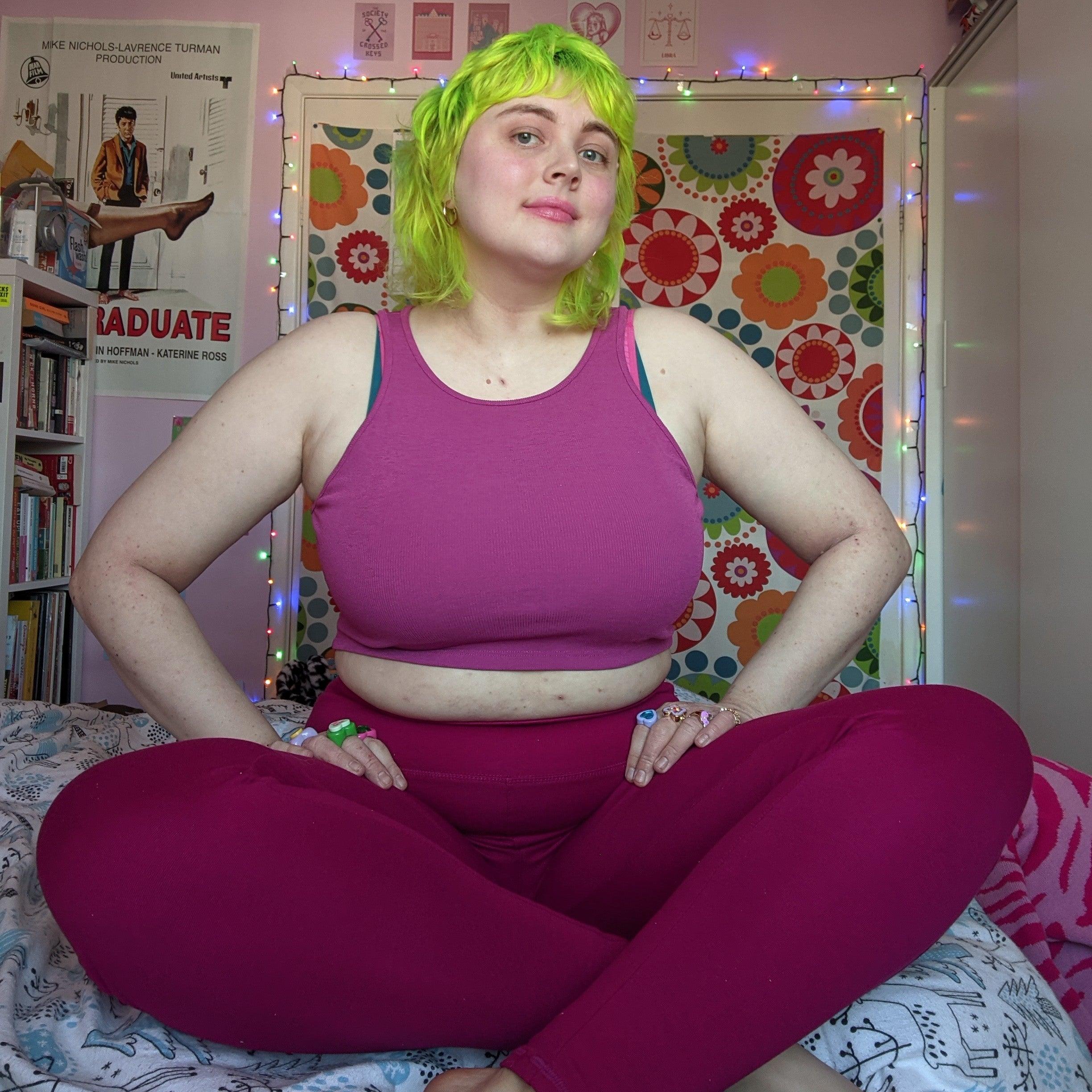 Squat Proof Leggings (Long) - Raspberry Pie - Zenithce