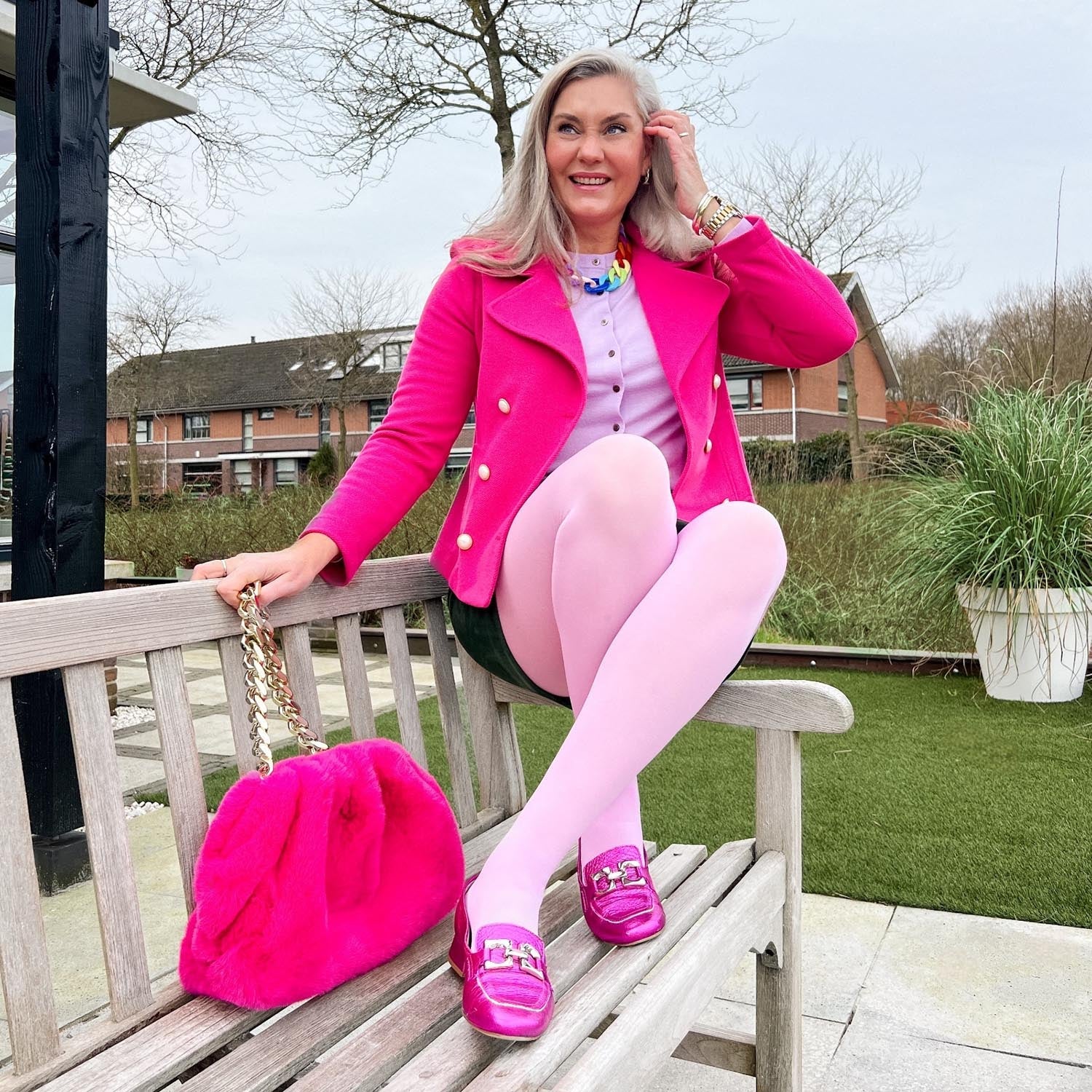 80 Denier Tights - Orchid - Zenithce