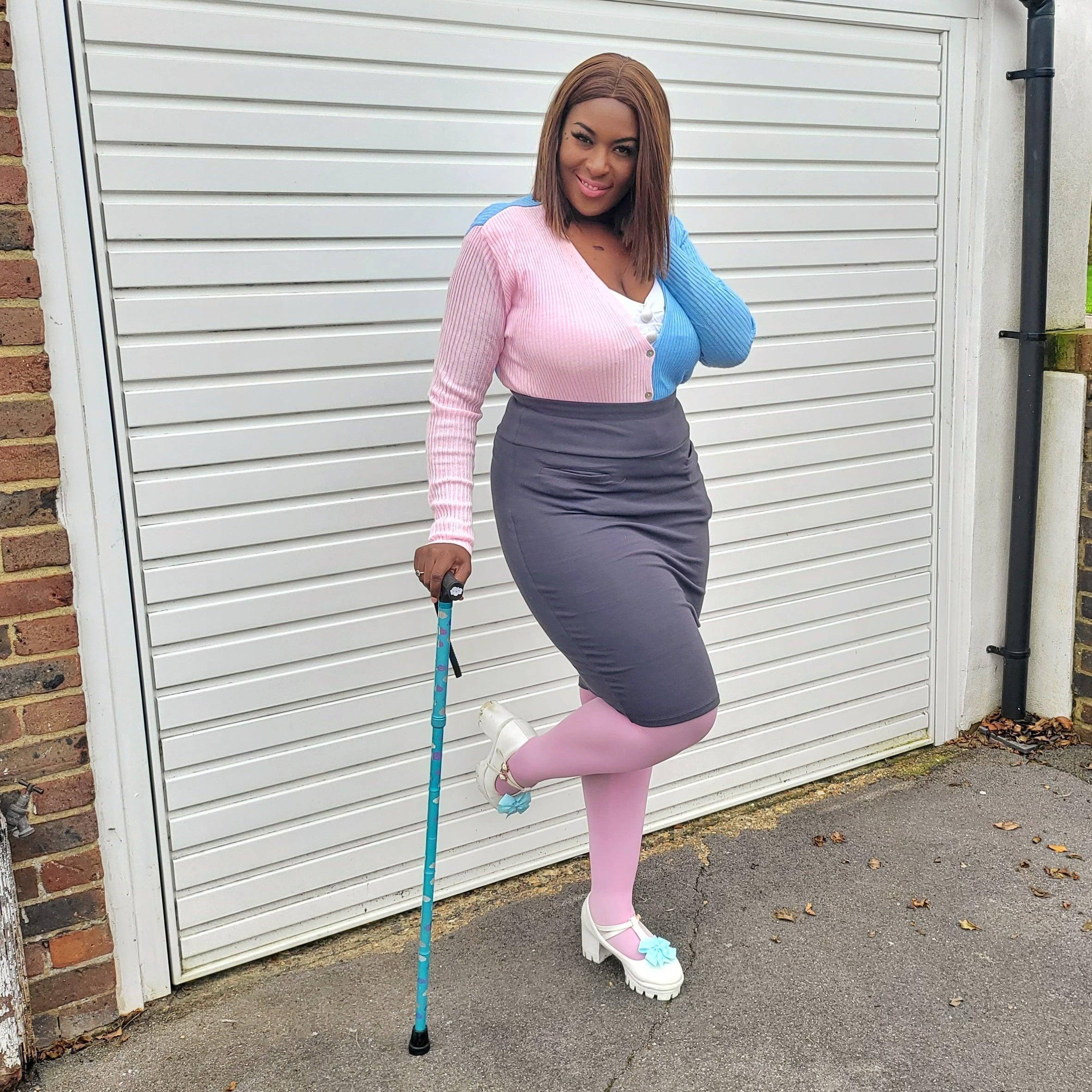 Pencil Skirt - Slate Grey - Zenithce