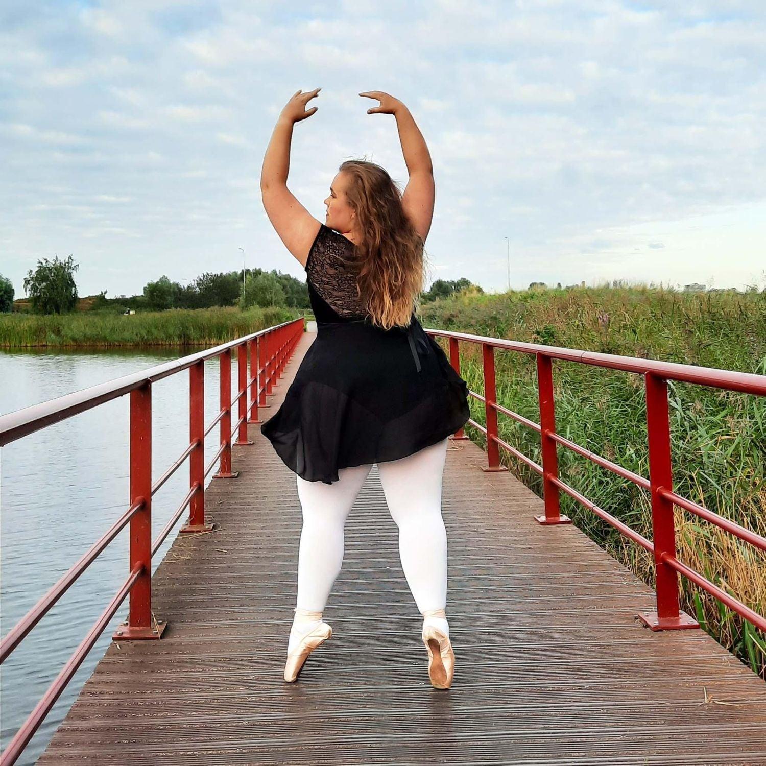 Convertible Dance Tights - White - Zenithce