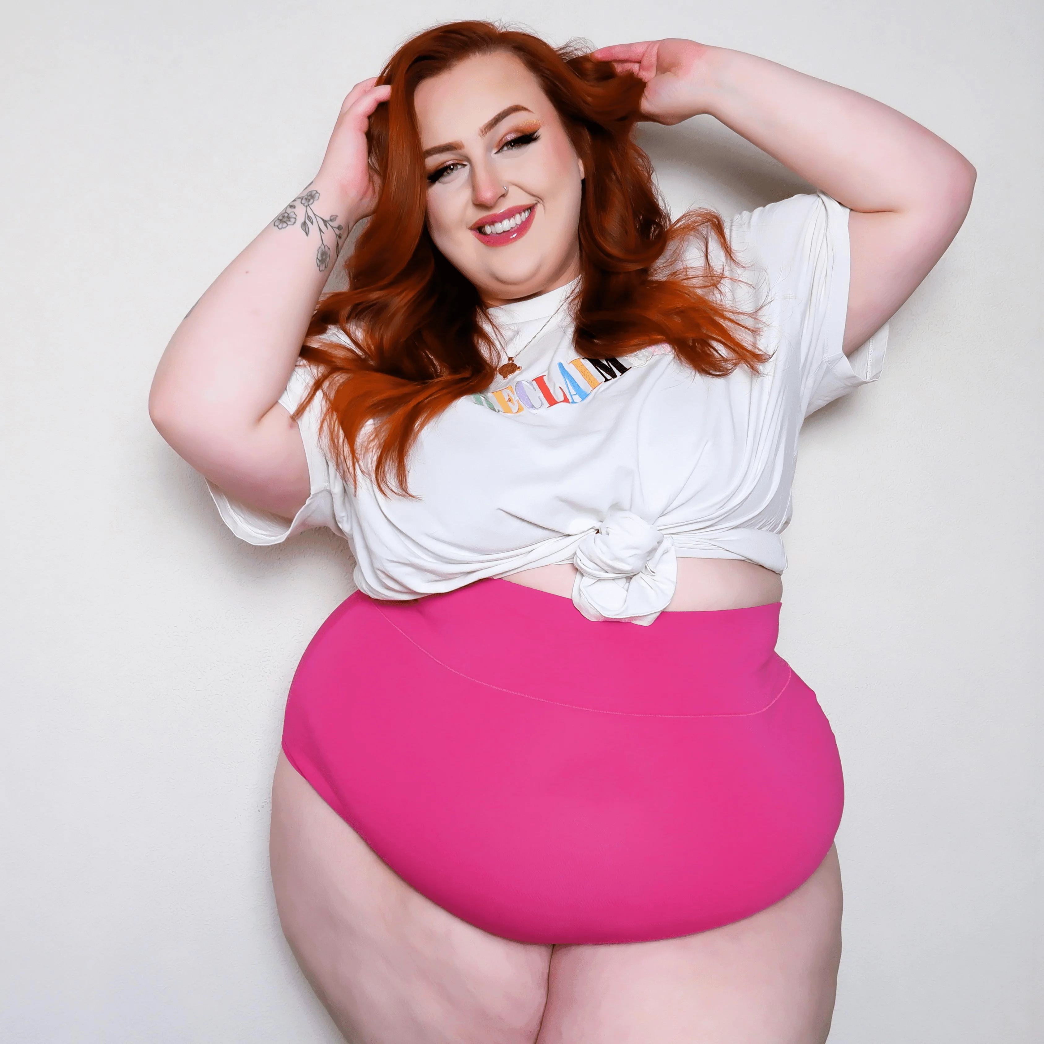 Organic Cotton Super High Waist Knickers - Barbara - Zenithce