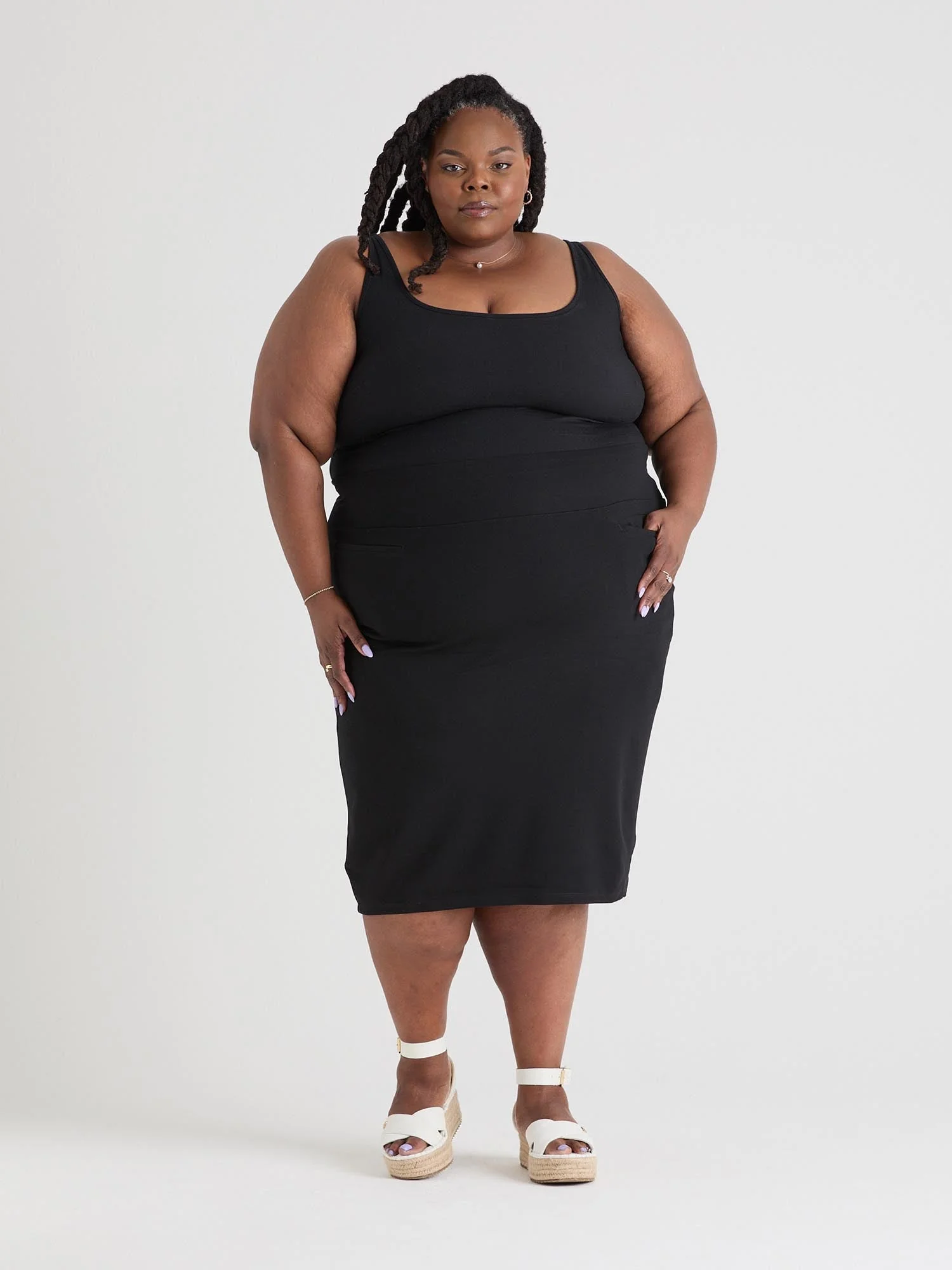 Pencil Skirt - Black (V2) - Zenithce