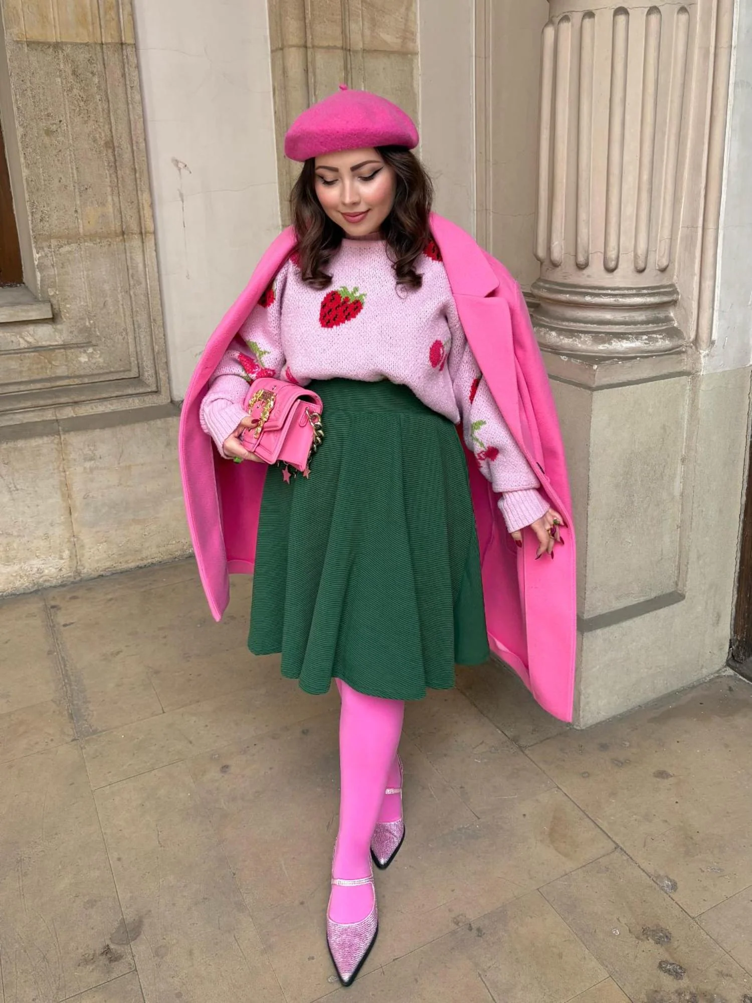 Ottoman Flare Skirt - Petit Pois - Zenithce