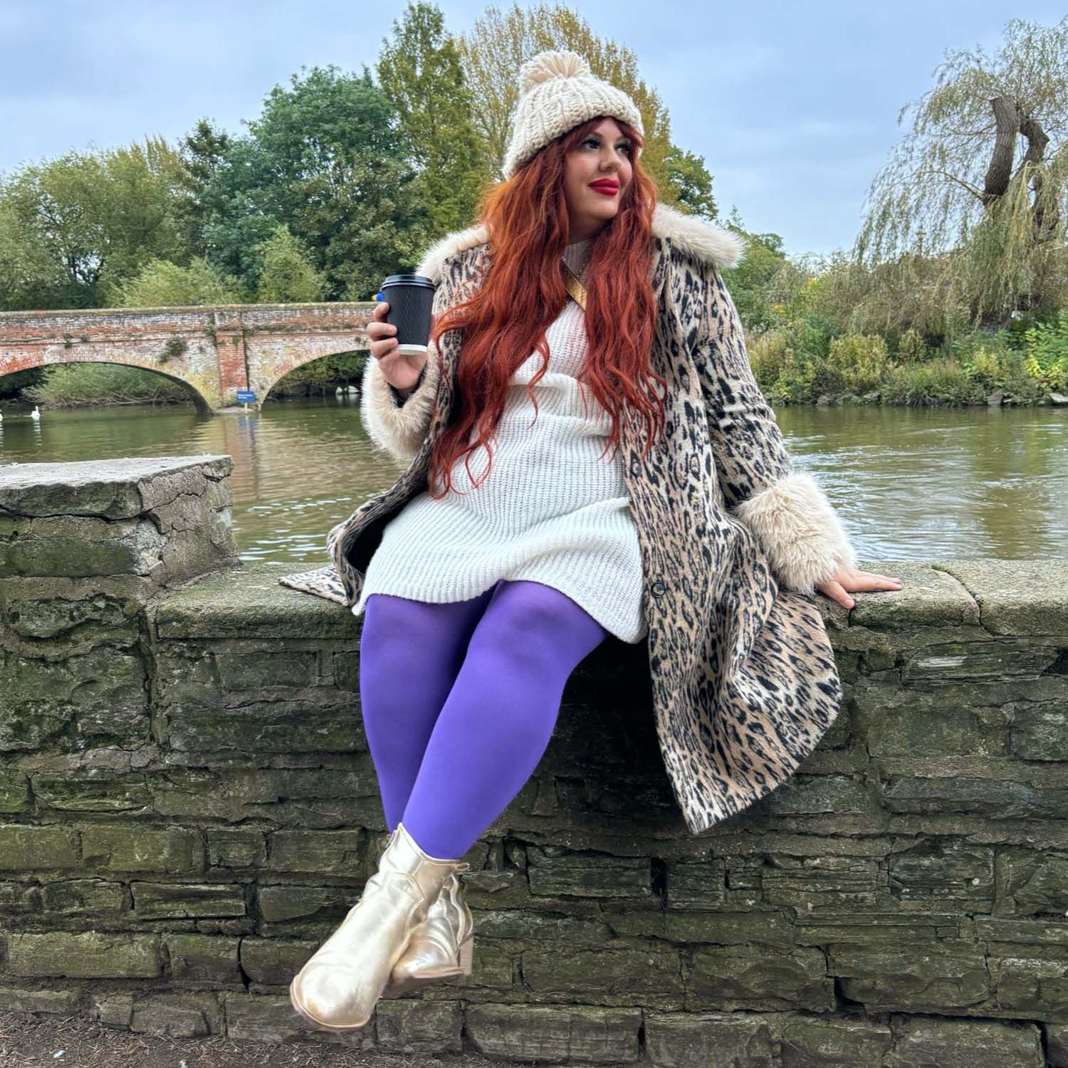 120 Denier Tights - Iris - Zenithce