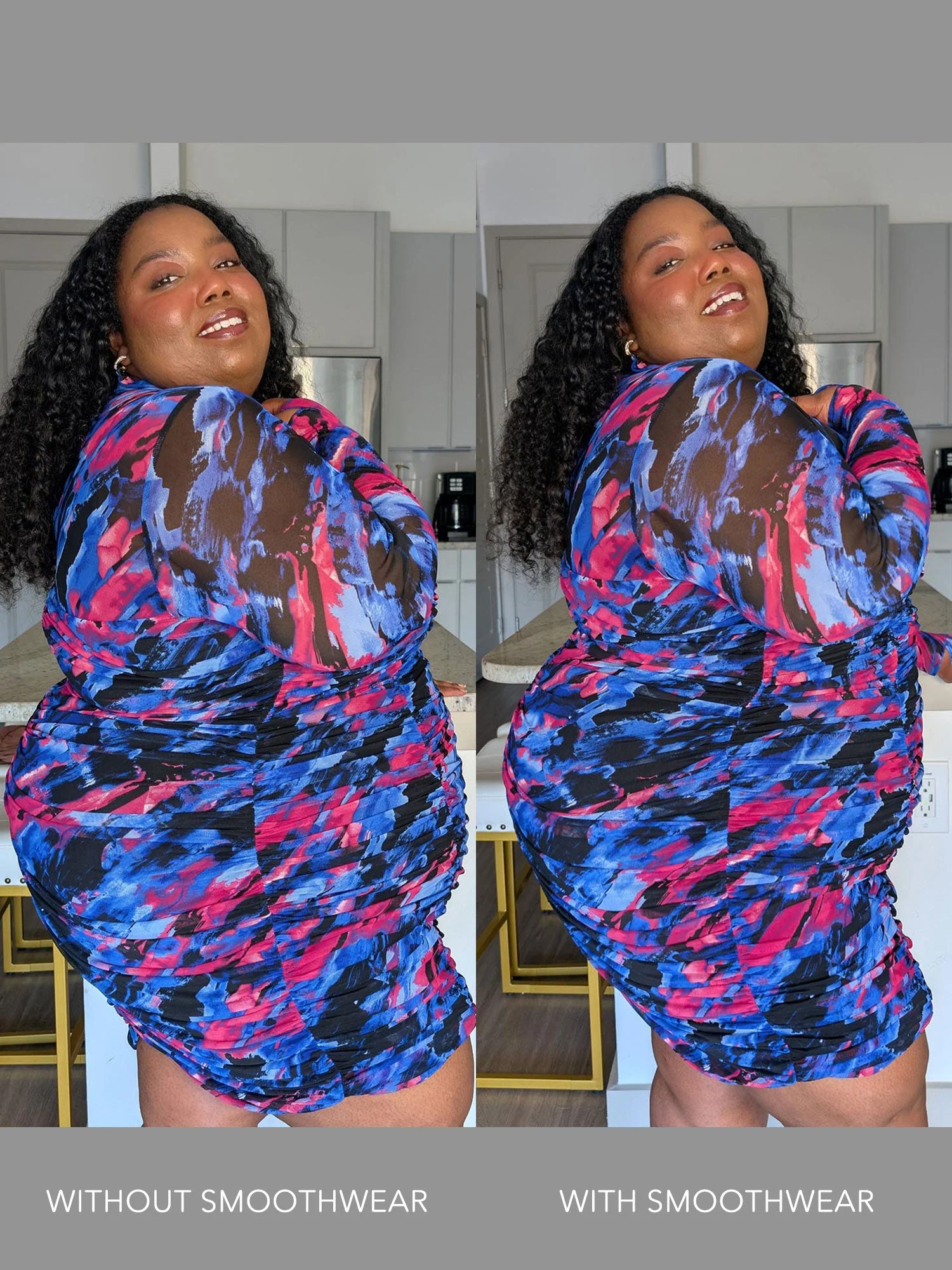 Smoothwear Open Bust Bodysuit - Opulent - Zenithce