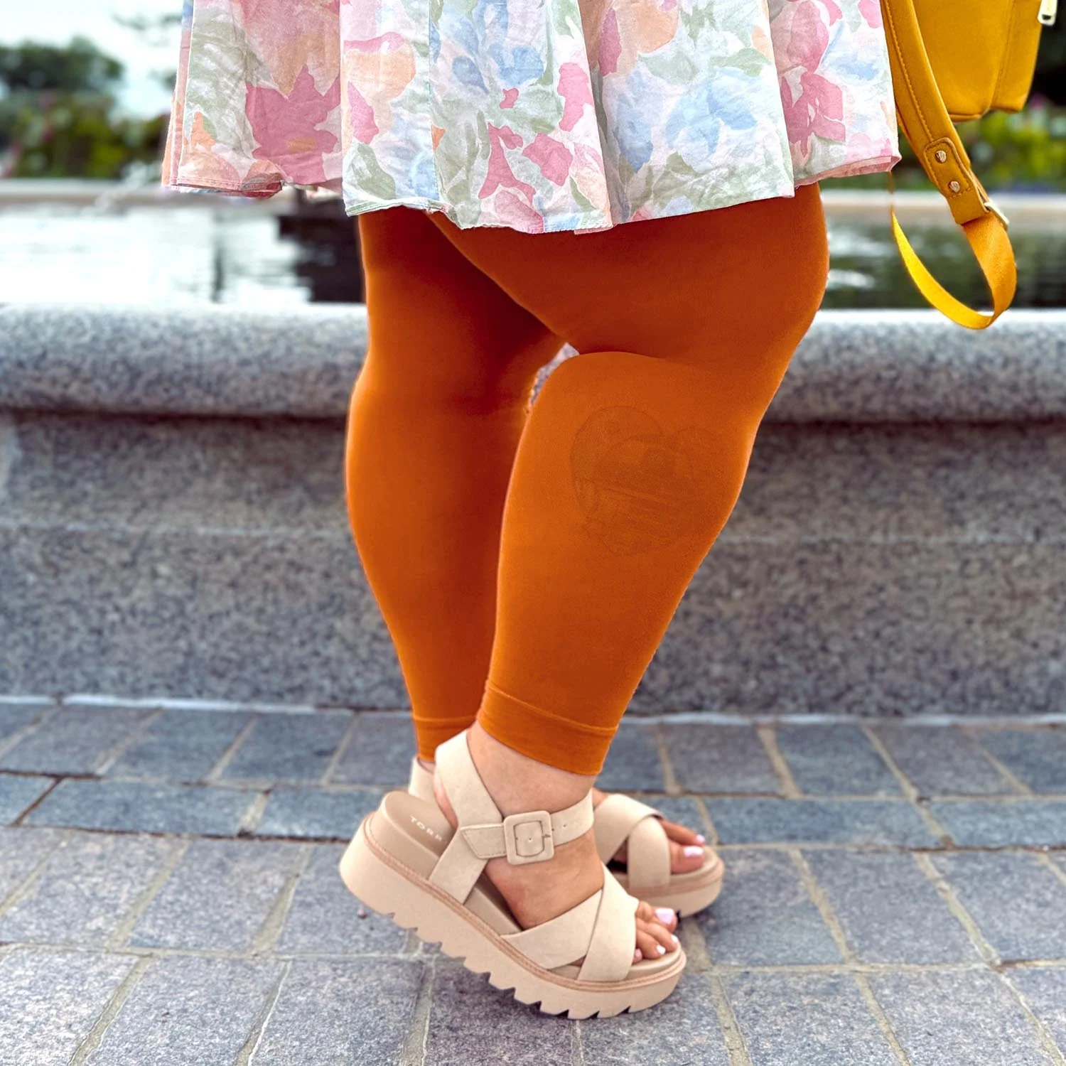 Footless Tights - Toffee Apple - Zenithce