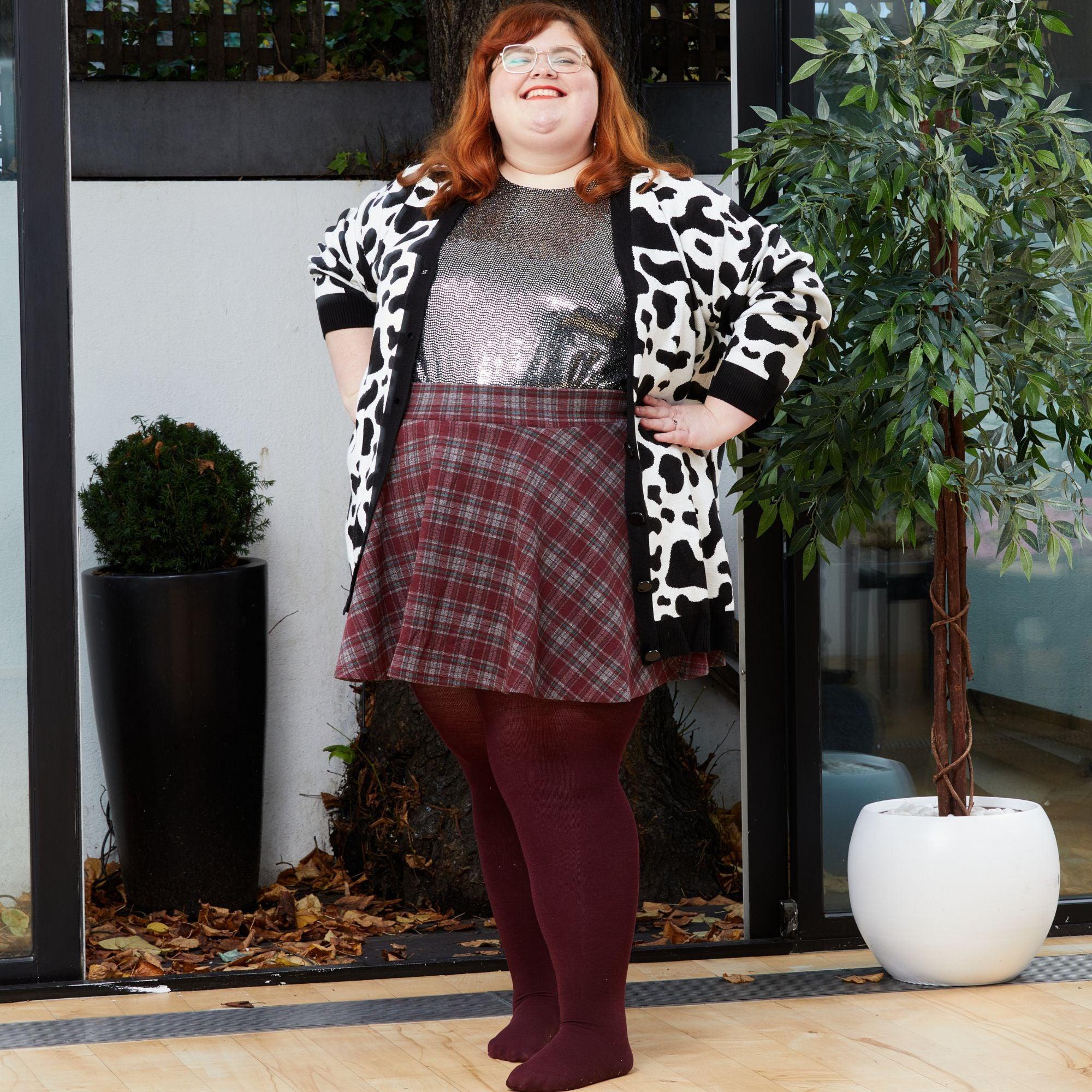 Merino Wool Tights - Red Velvet Cake - Zenithce