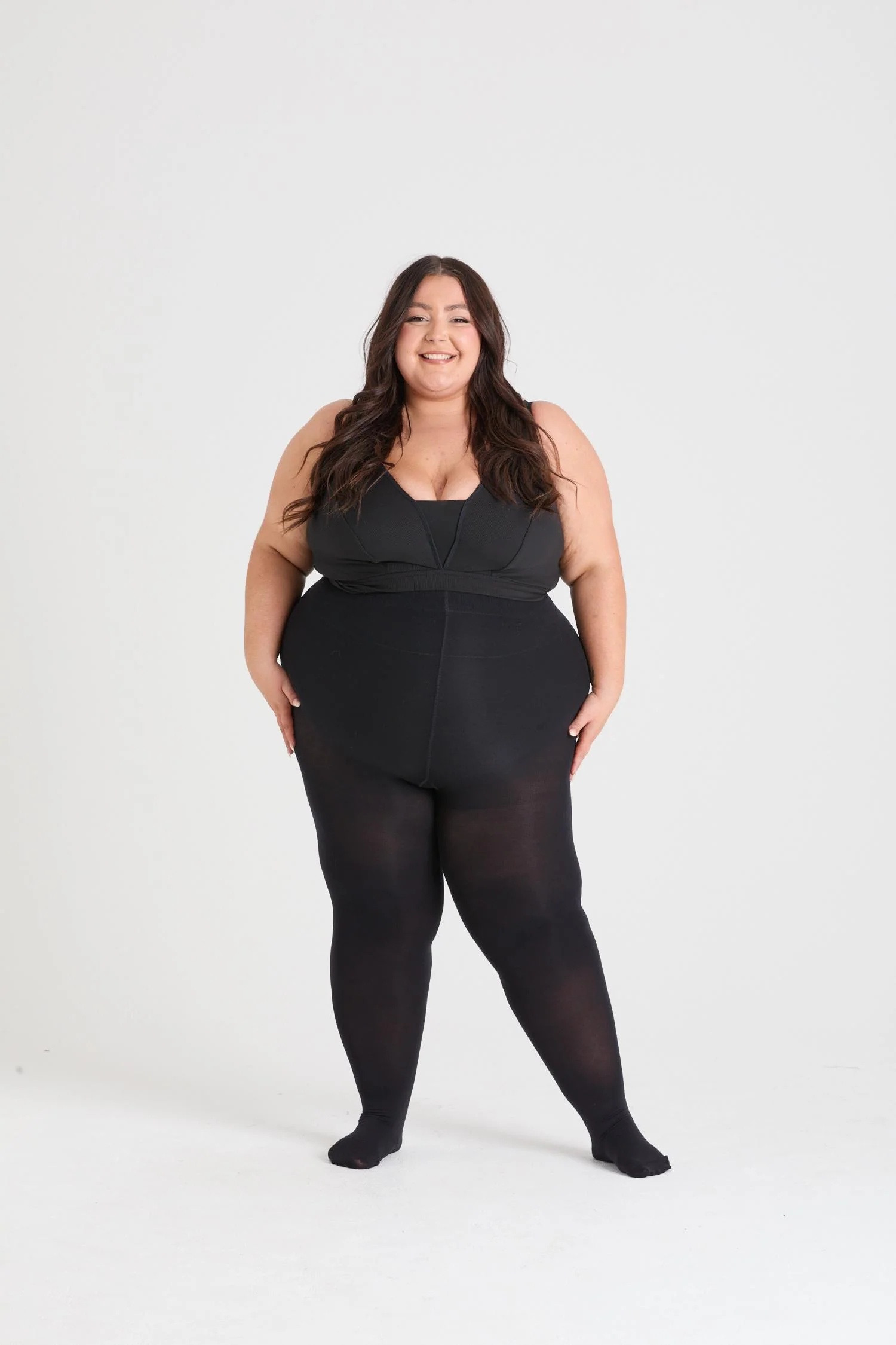 80 Denier Castor Oil Tights - Black - Zenithce