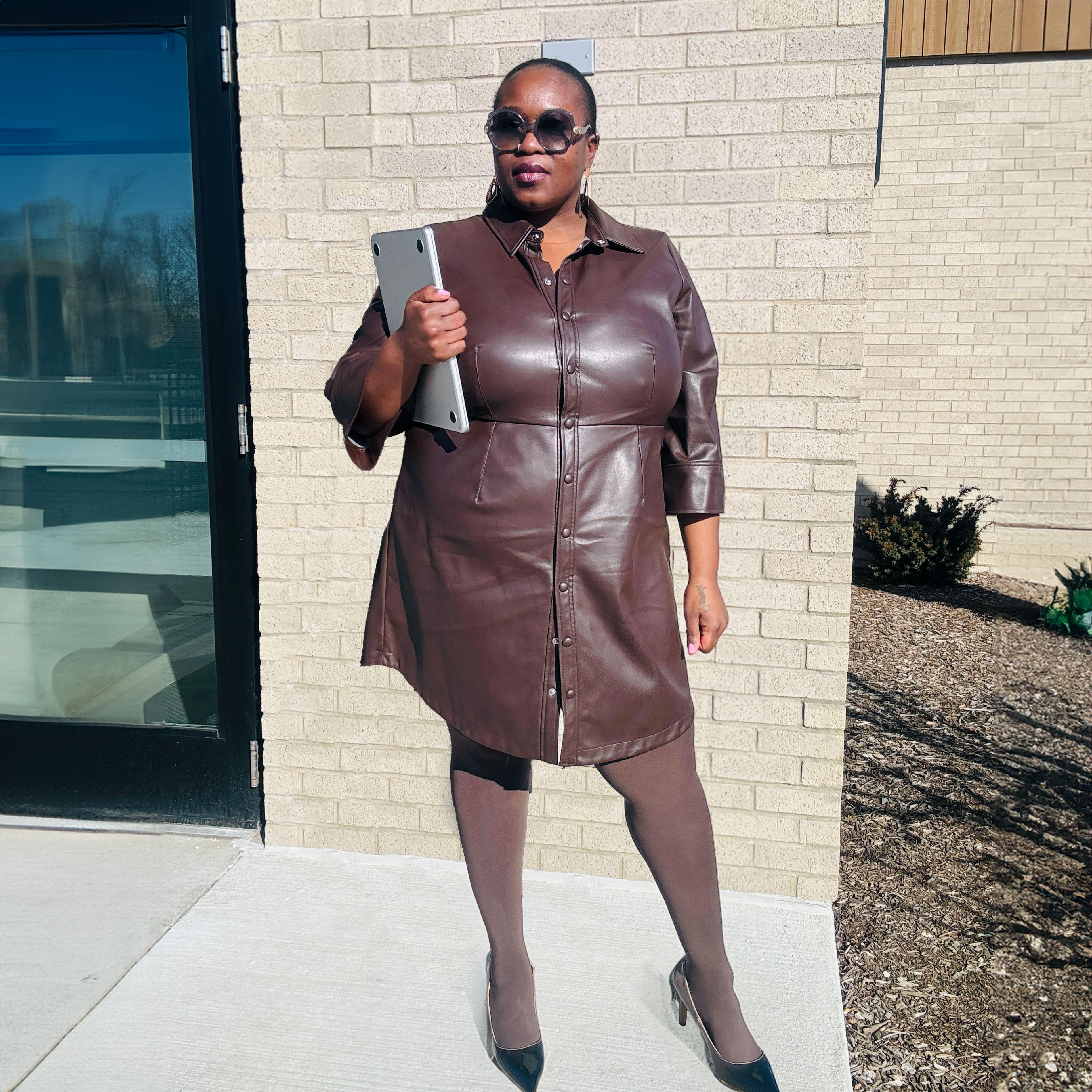 Huggy Light Compression Tights - Hot Chocolate - Zenithce