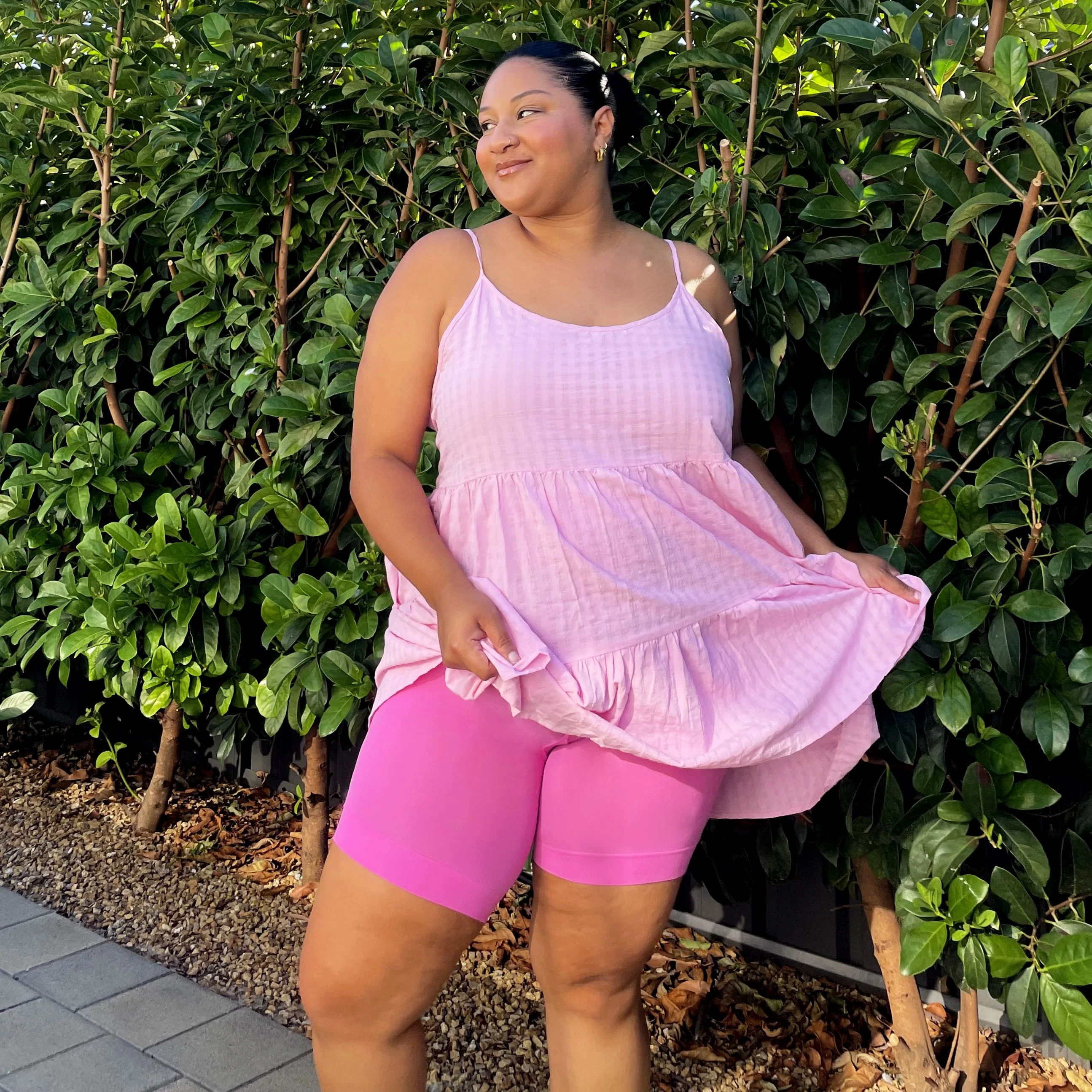 Stay Cool Chub Rub Shorts - Pink Lady - Zenithce