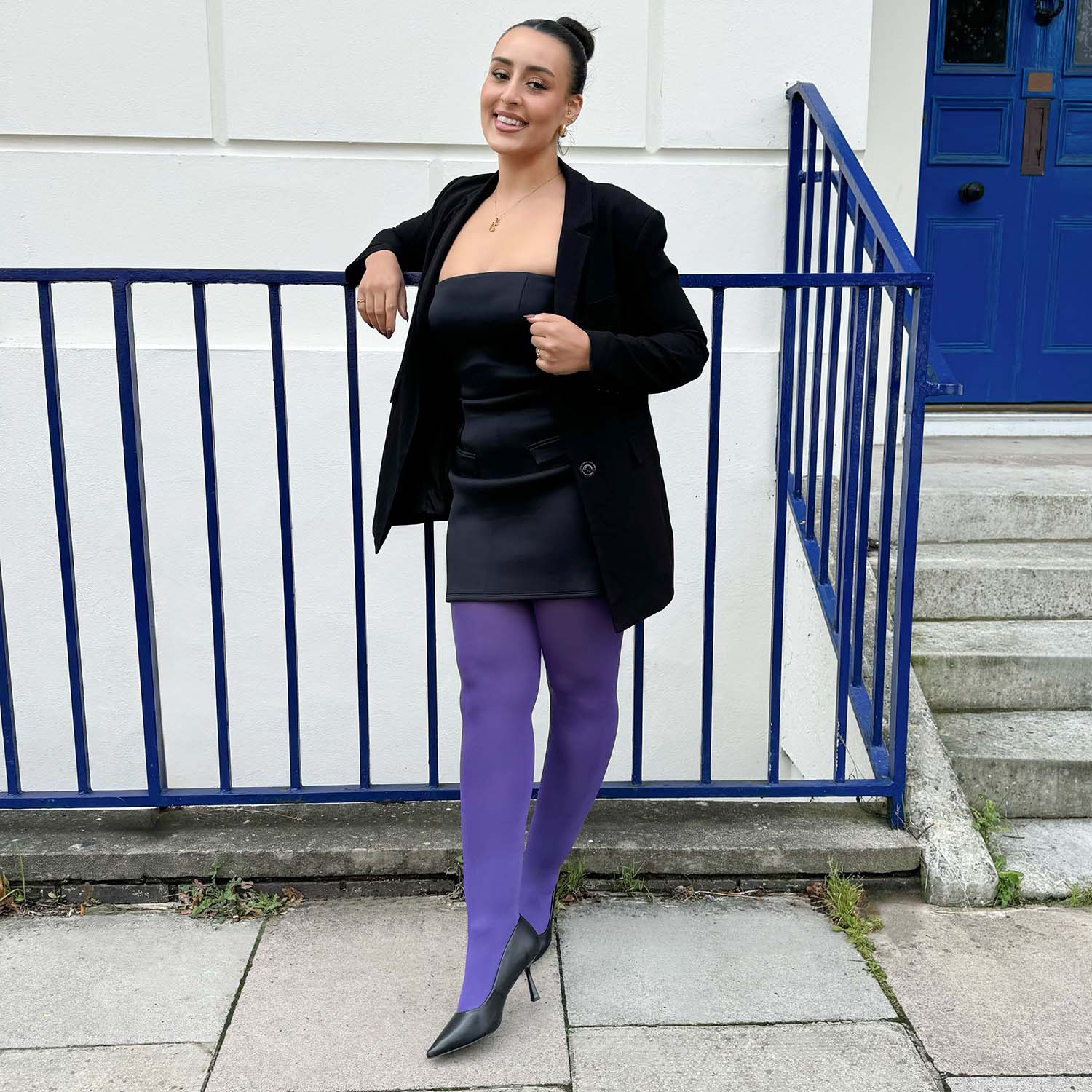 120 Denier Tights - Iris - Zenithce