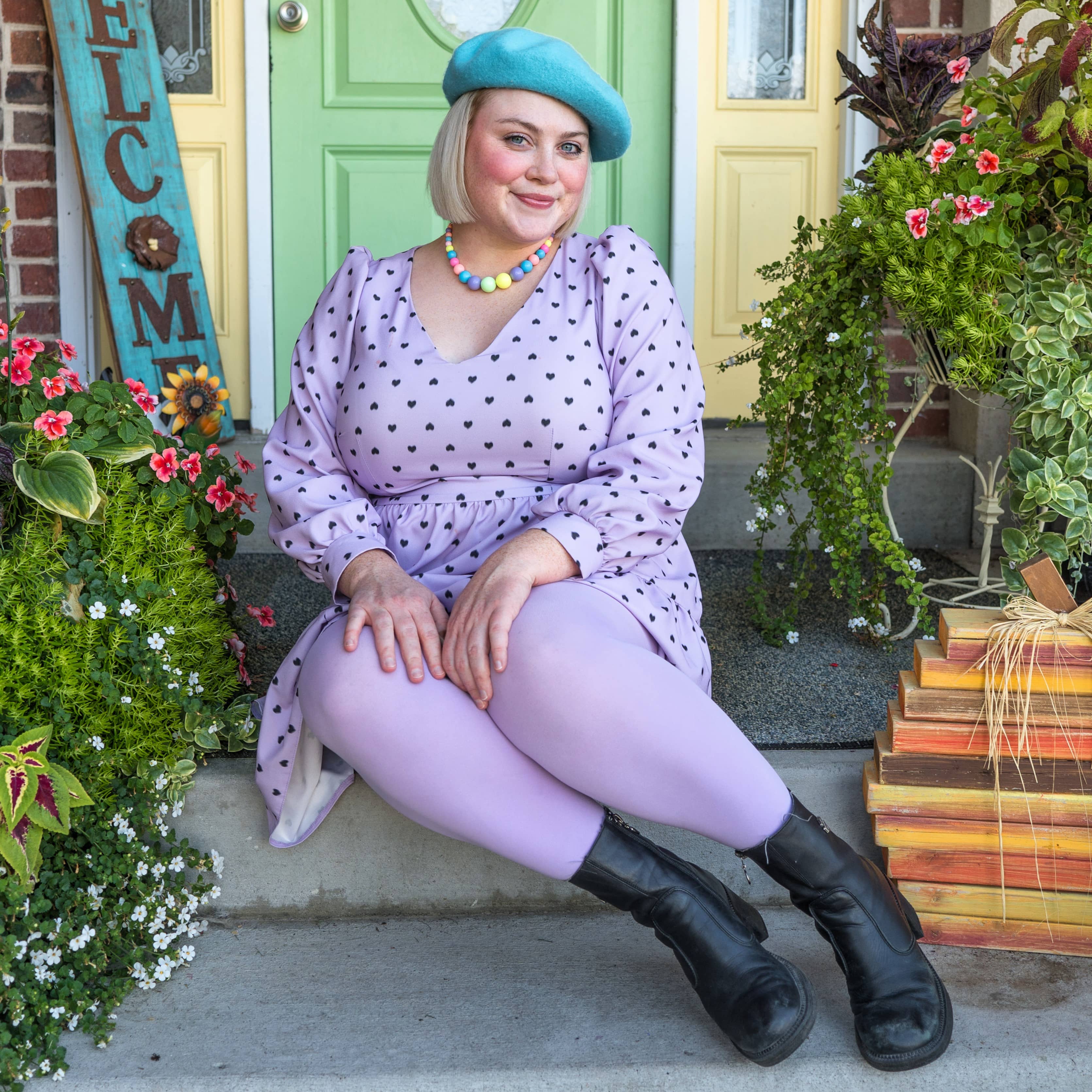 120 Denier Tights - Wisteria - Zenithce