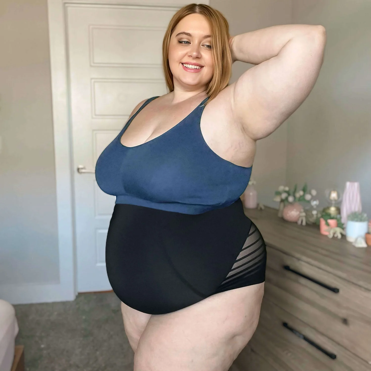 Smoothwear Super High Waist Knickers - Black - Zenithce