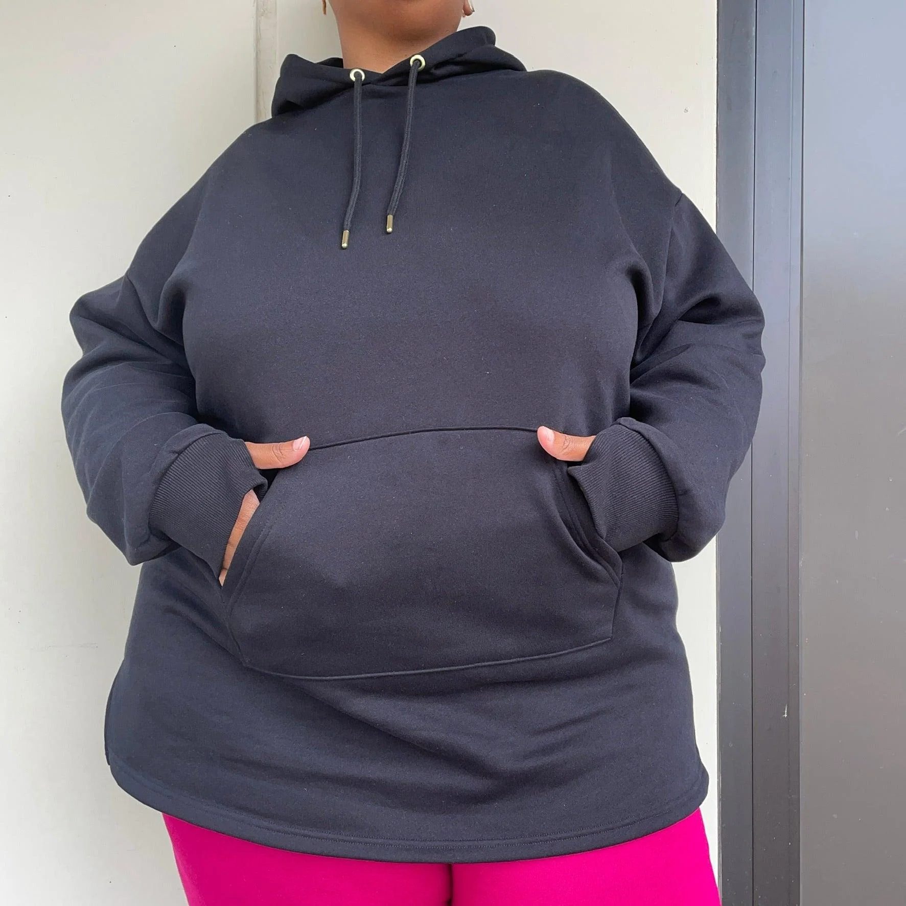 Organic Cotton Longline Hoodie - Zenithce