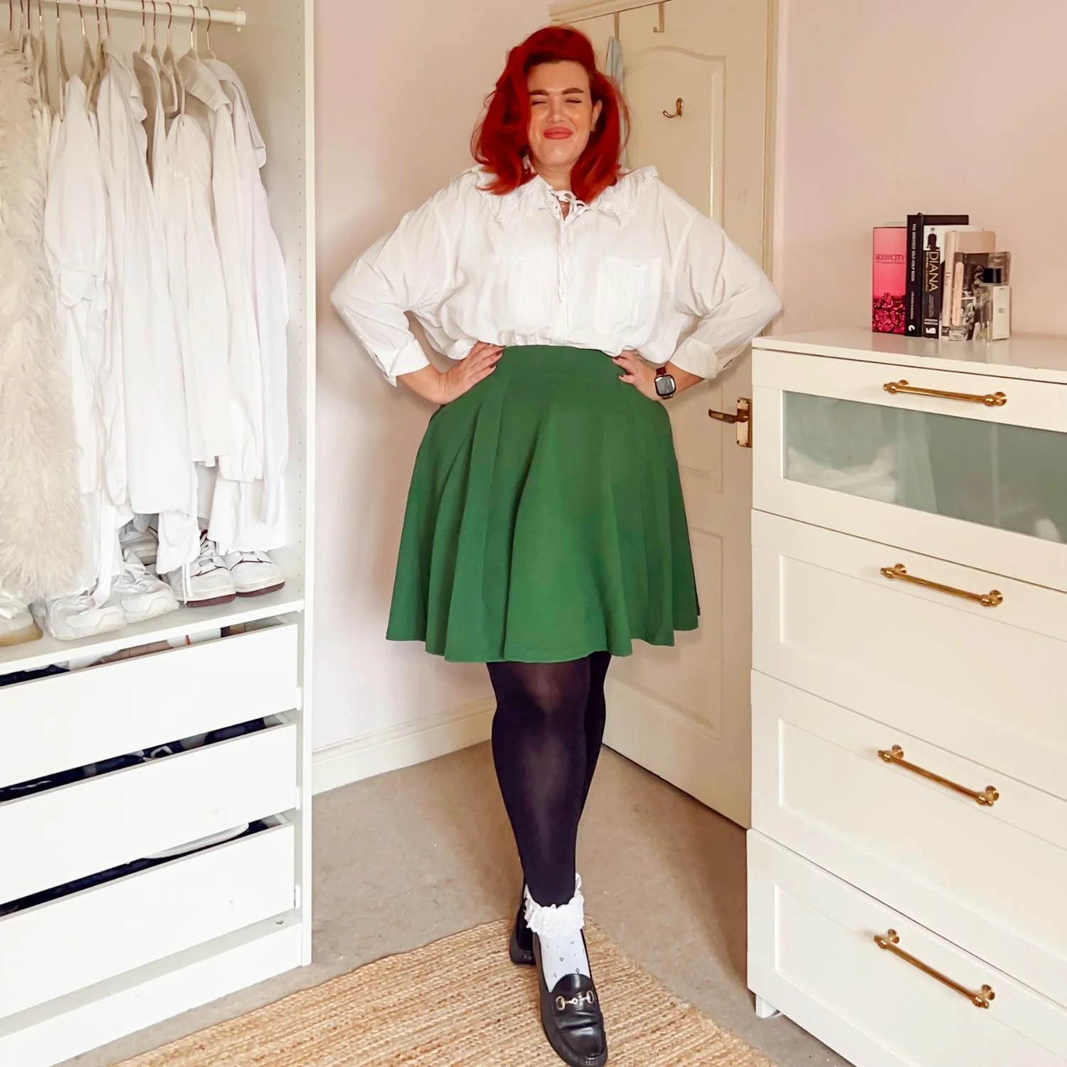 Ottoman Flare Skirt - Petit Pois - Zenithce