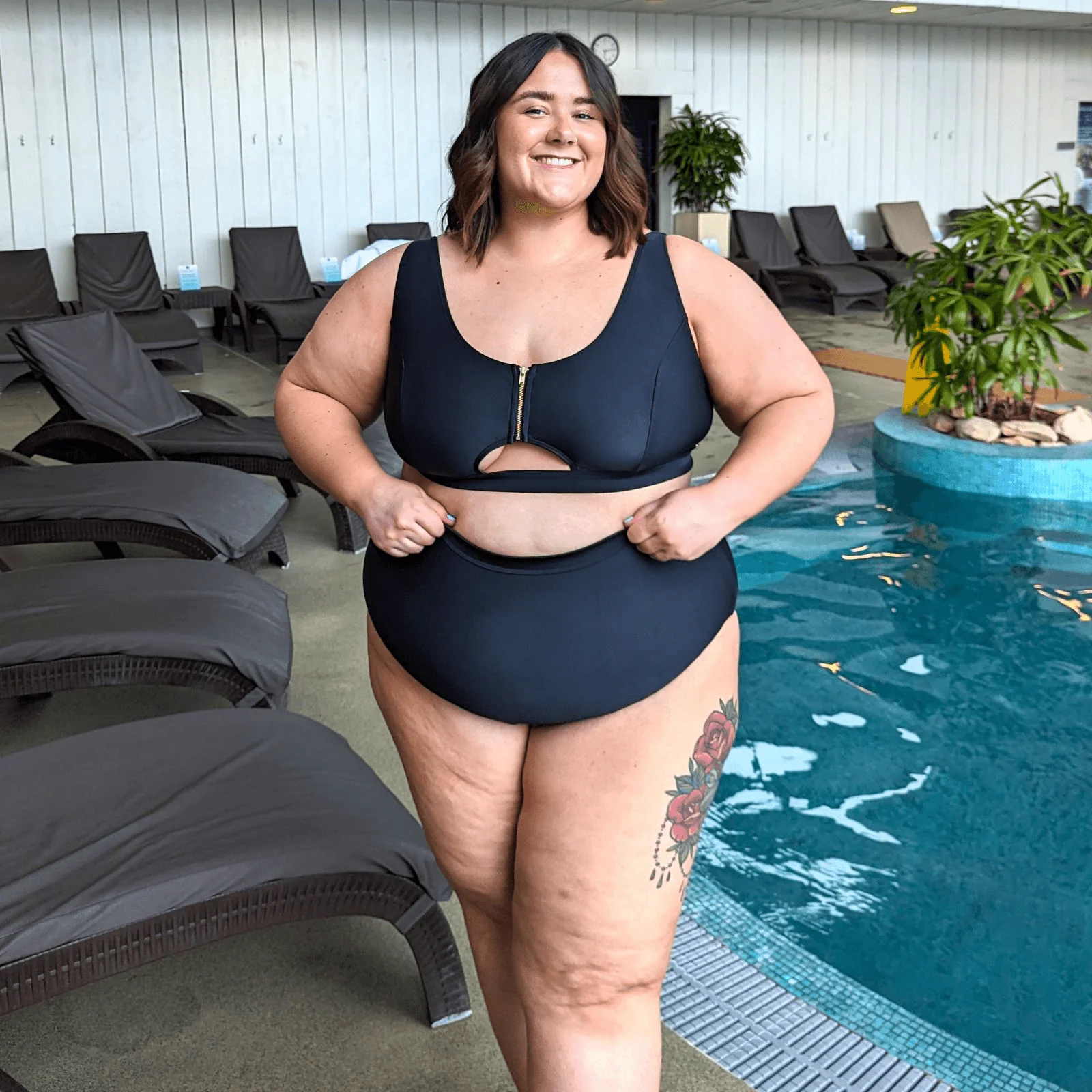 Hasta La Vista Bikini Top - Black - Zenithce