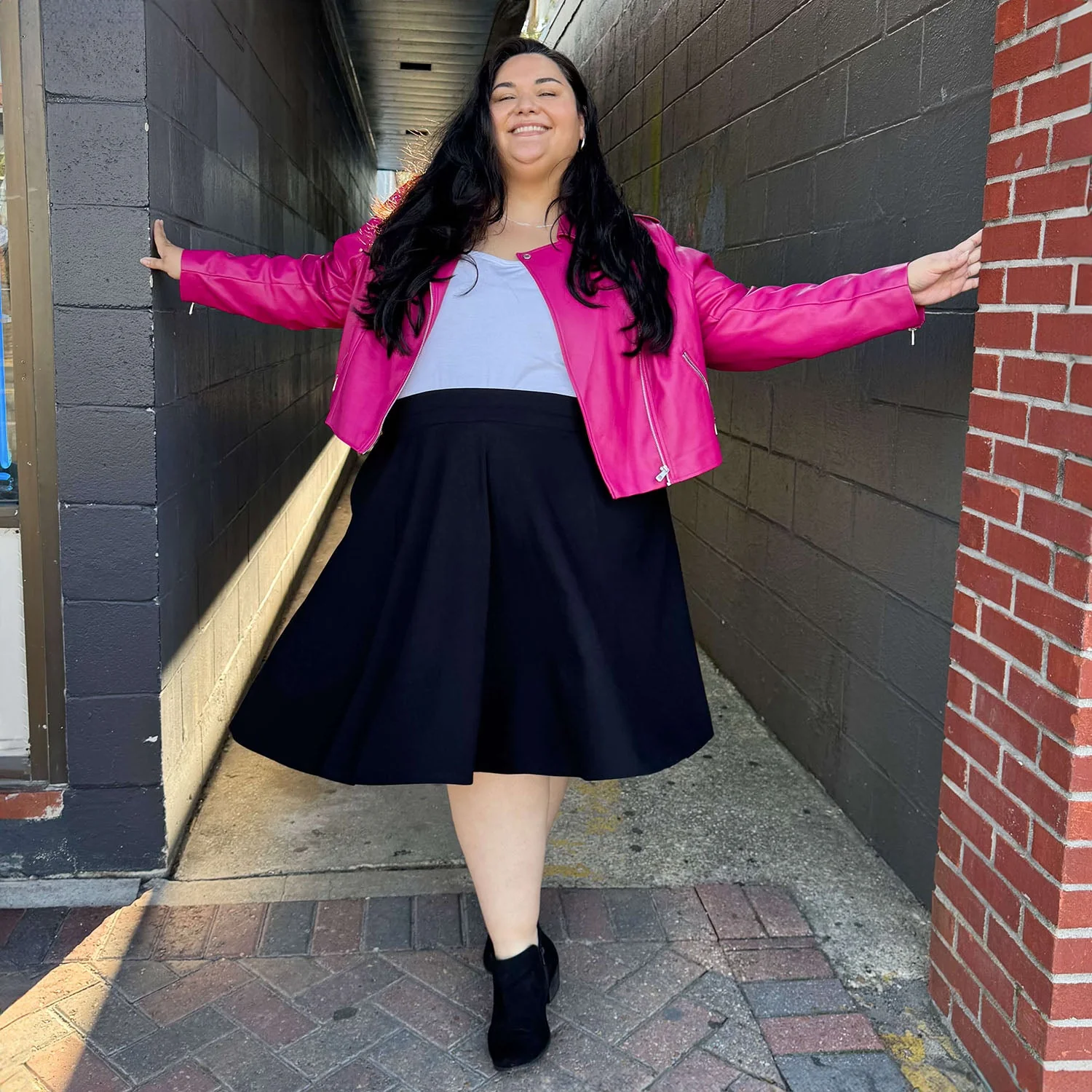 Flare Skirt - Black (V2) - Zenithce