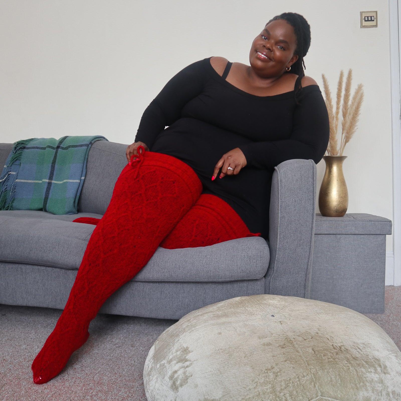 Thigh High Socks - Lobster - Zenithce