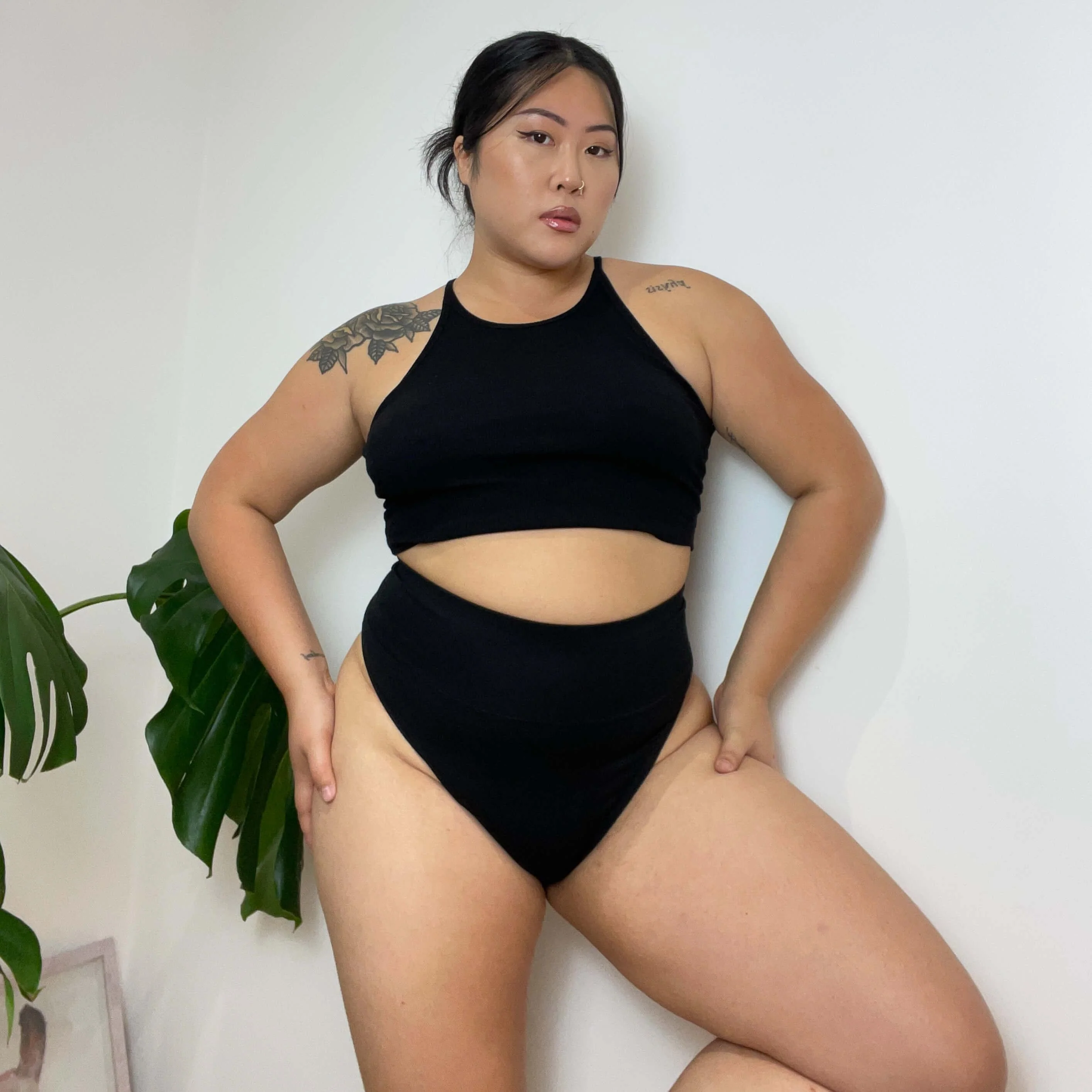 Super High Leg Knickers - 3 Pairs in Black - Zenithce