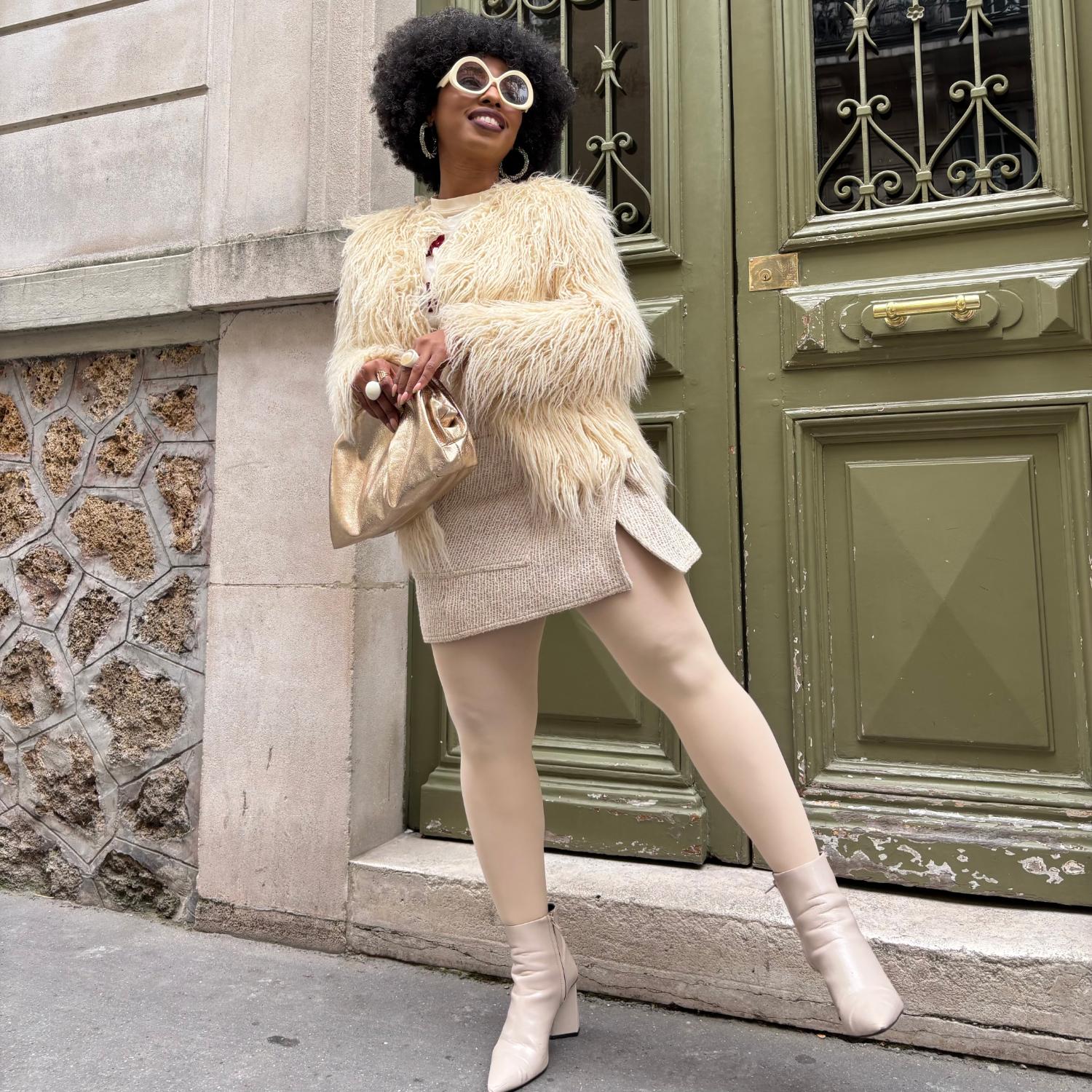 80 Denier Tights - Creamsicle - Zenithce