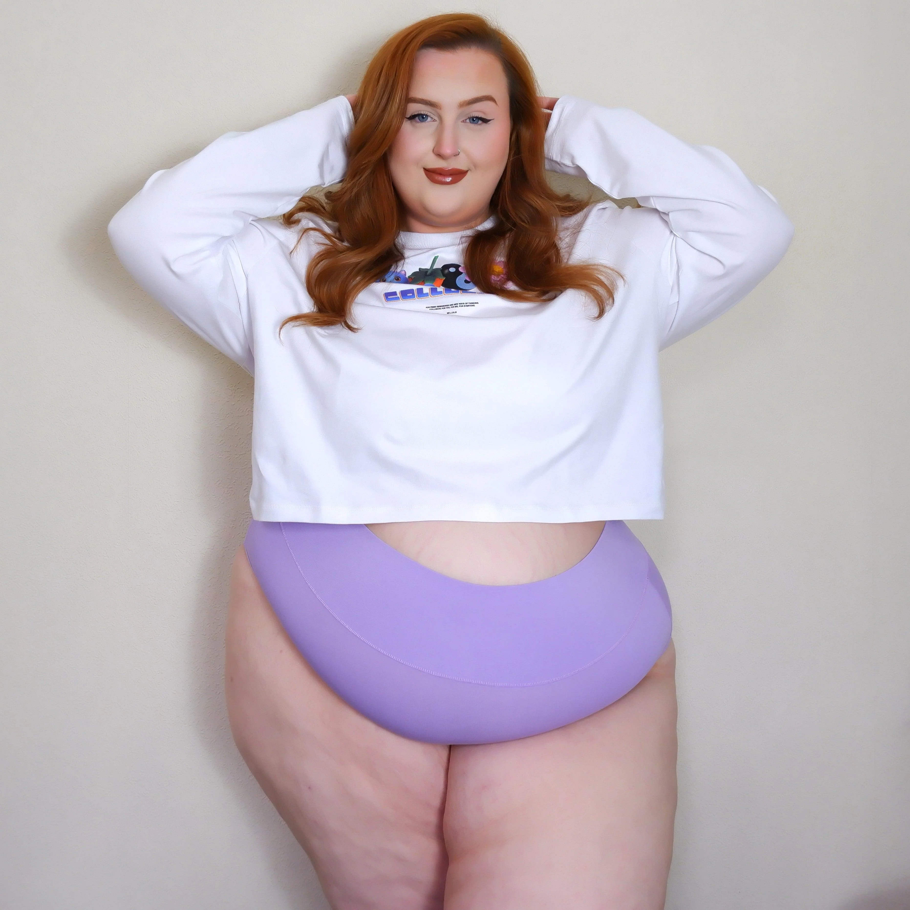 Organic Cotton Full Brief Knickers - Cassis de Violet - Zenithce