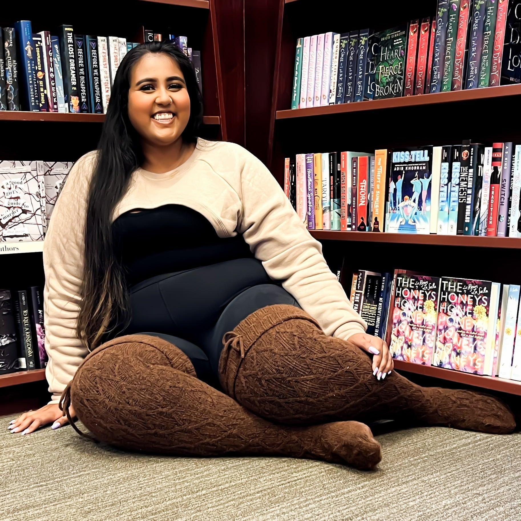 Thigh High Socks - Hot Chocolate - Zenithce