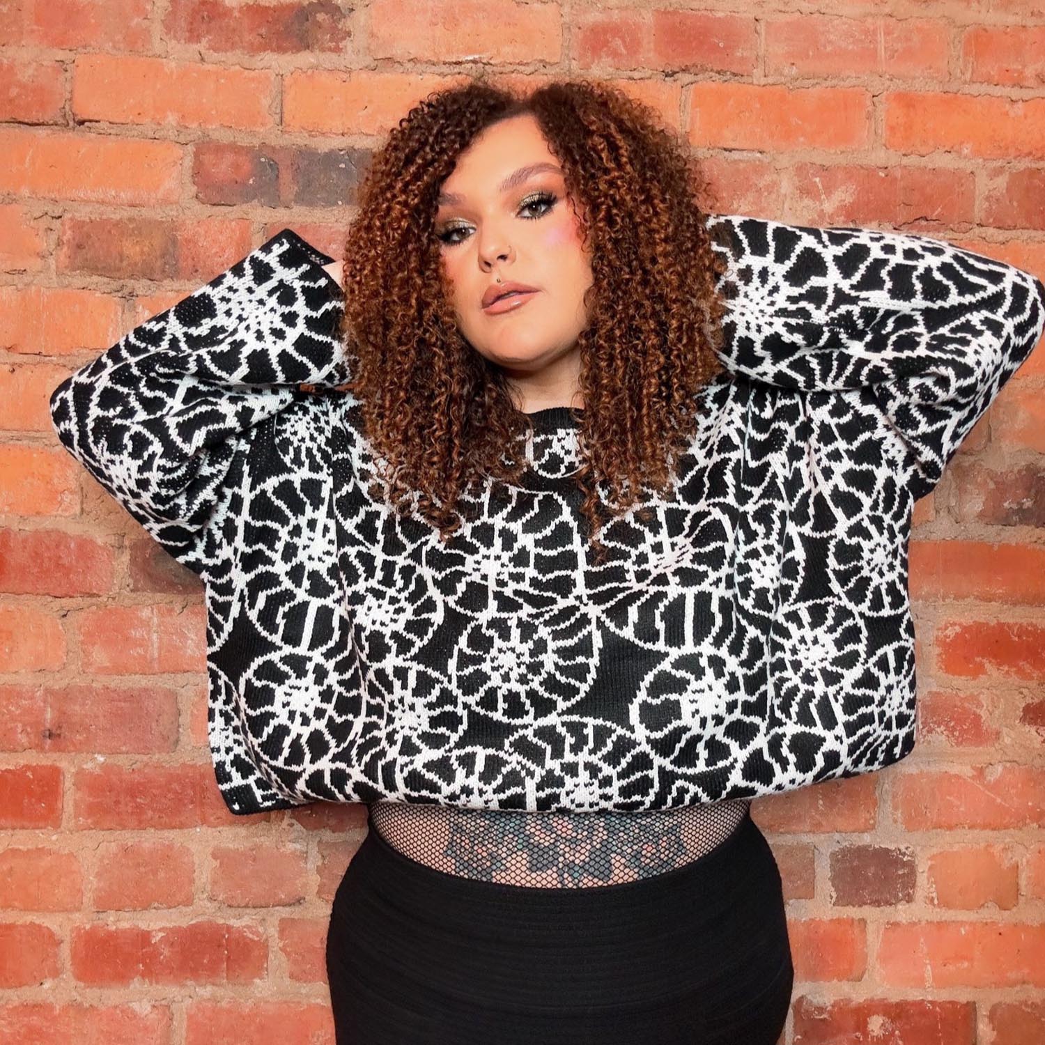 Ammonite Fossil Crop Jumper - Zenithce