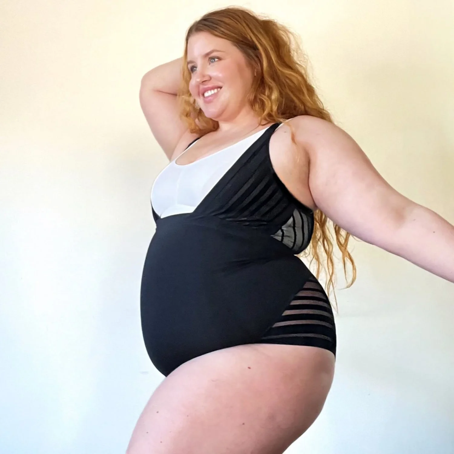 Smoothwear Open Bust Bodysuit - Black - Zenithce